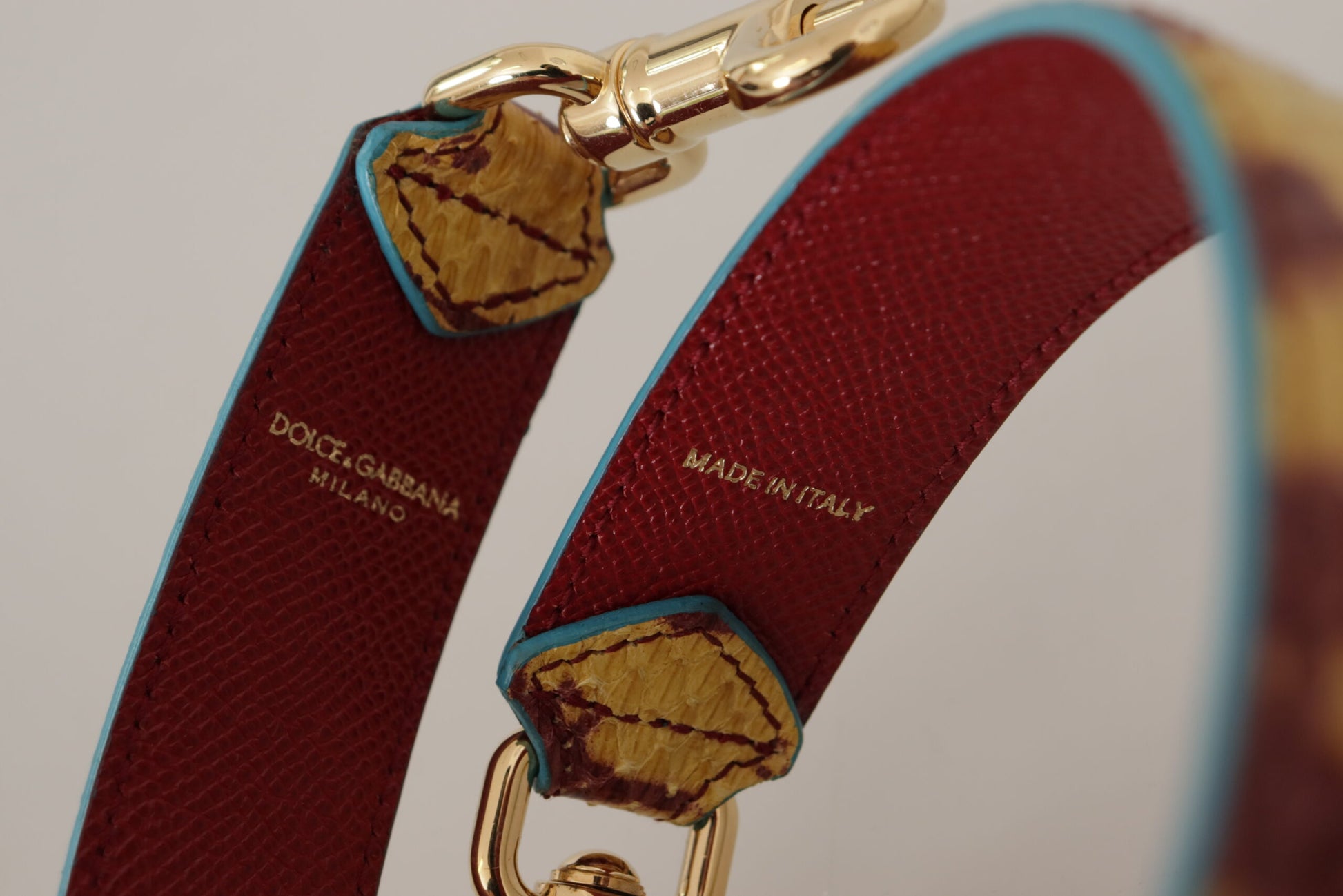 Dolce &amp; Gabbana Eleganter Taschengurt aus Ayers-Leder