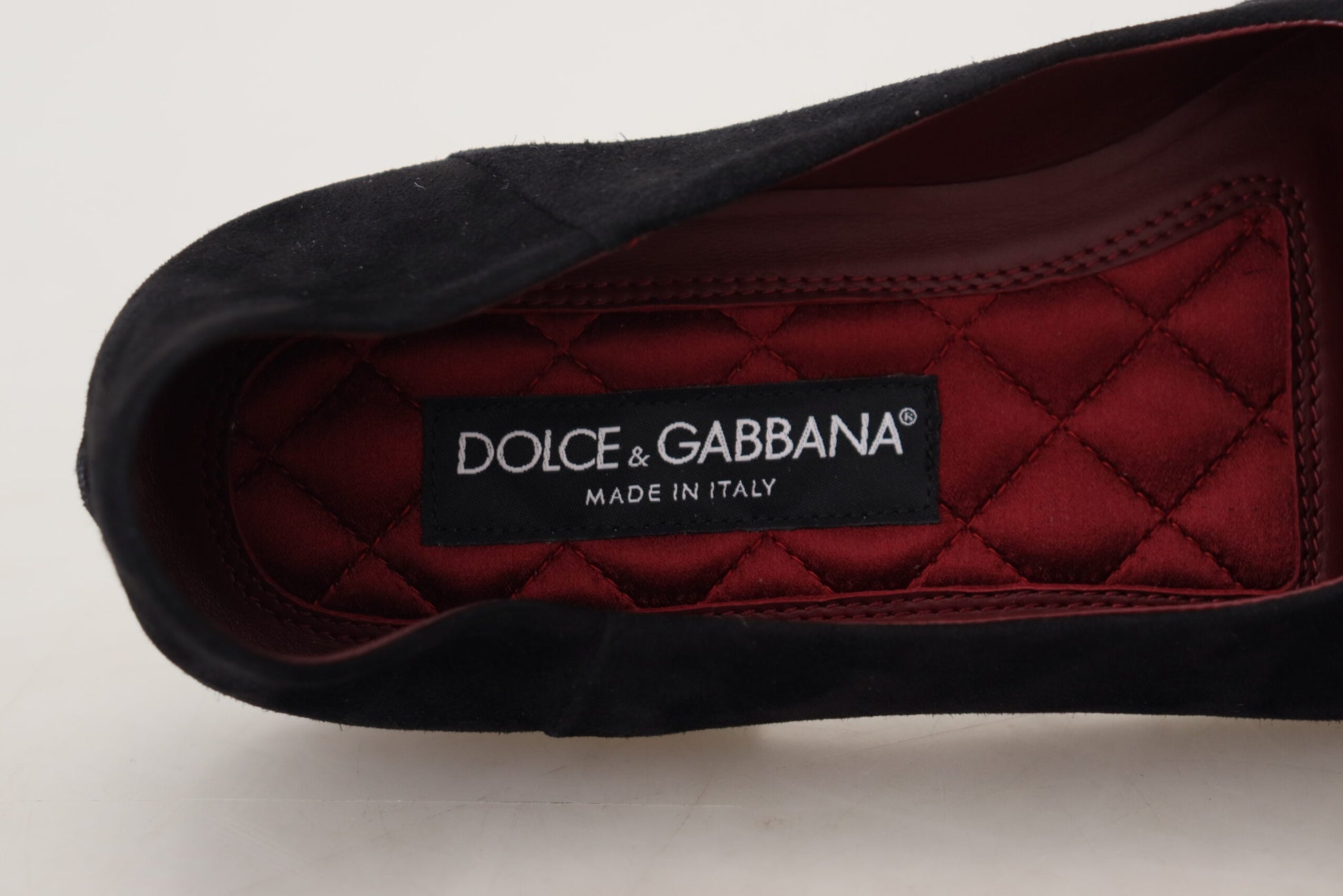 Dolce &amp; Gabbana – Loafer mit Kristall-Pailletten in Schwarz und Gold