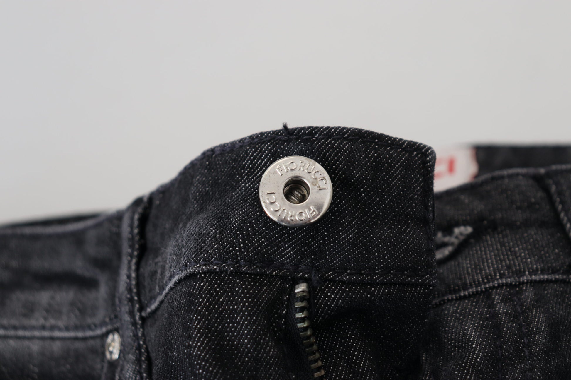 Fiorucci Chic – Schwarze Skinny-Jeans mit niedriger Taille
