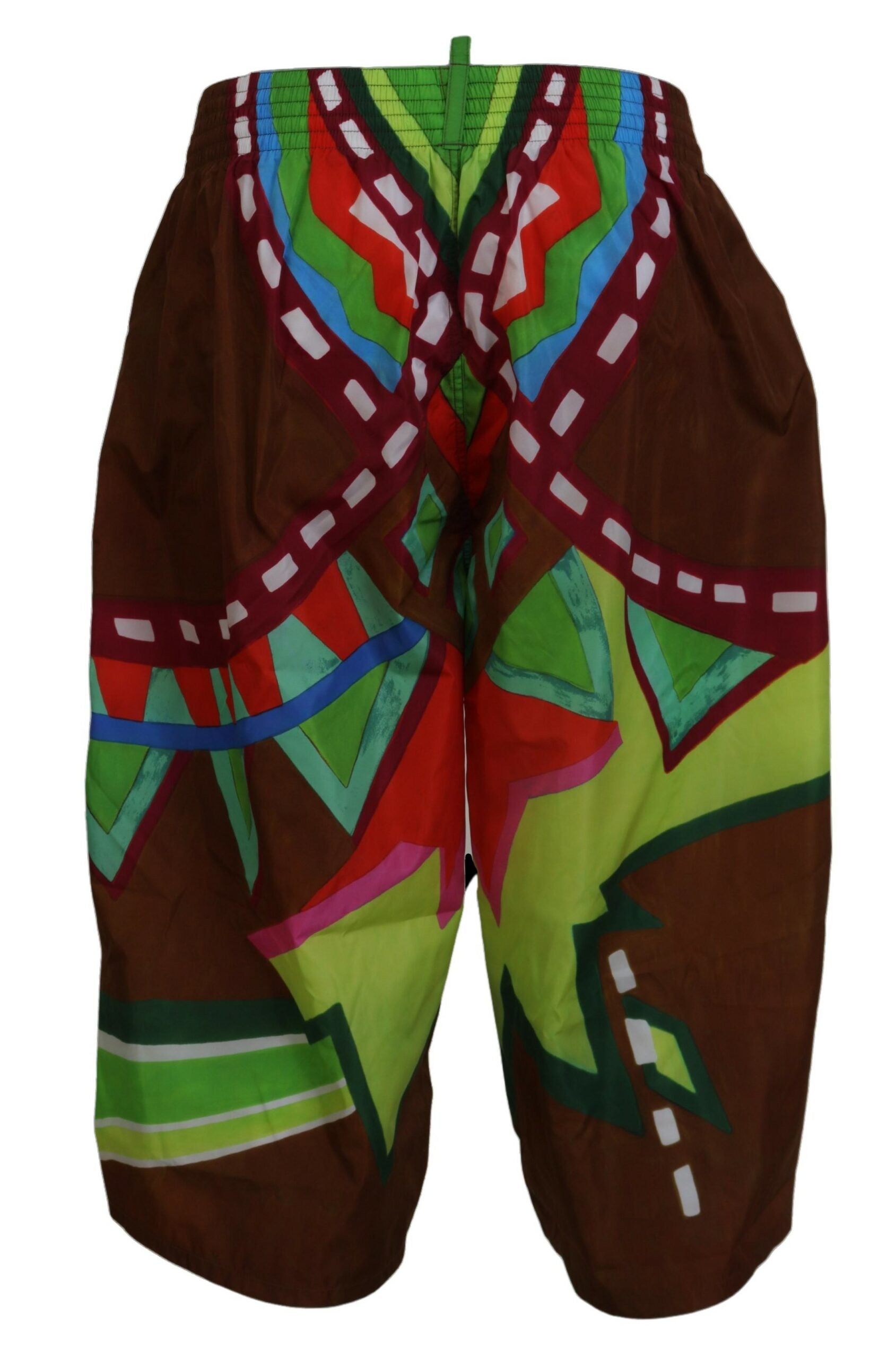Dsquared² Exklusive Badeshorts mit mehrfarbigem Print