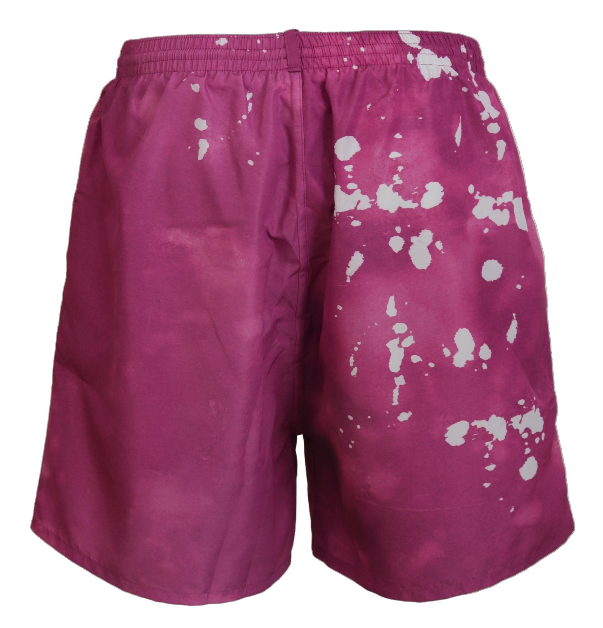 Dsquared² – Badeshorts mit Batikmuster in Rosa