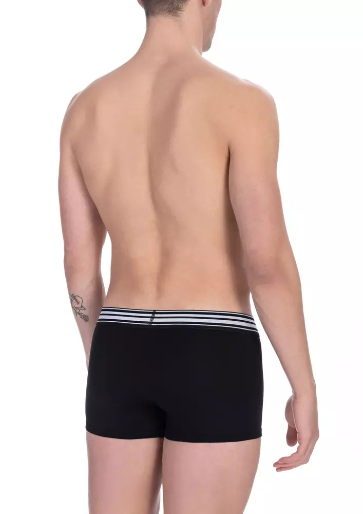 Bikkembergs – Schwarze Herren-Badehose aus Baumwolle