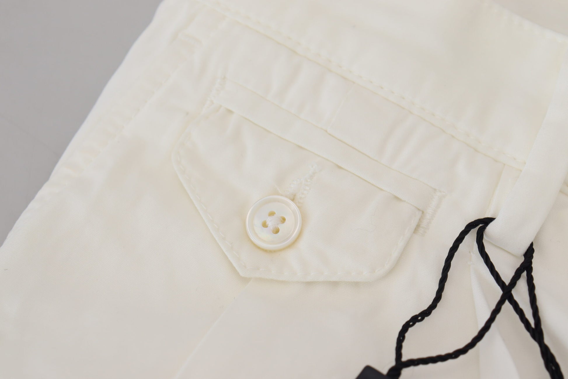 Dolce &amp; Gabbana Elegante weiße Chinohose aus Baumwolle