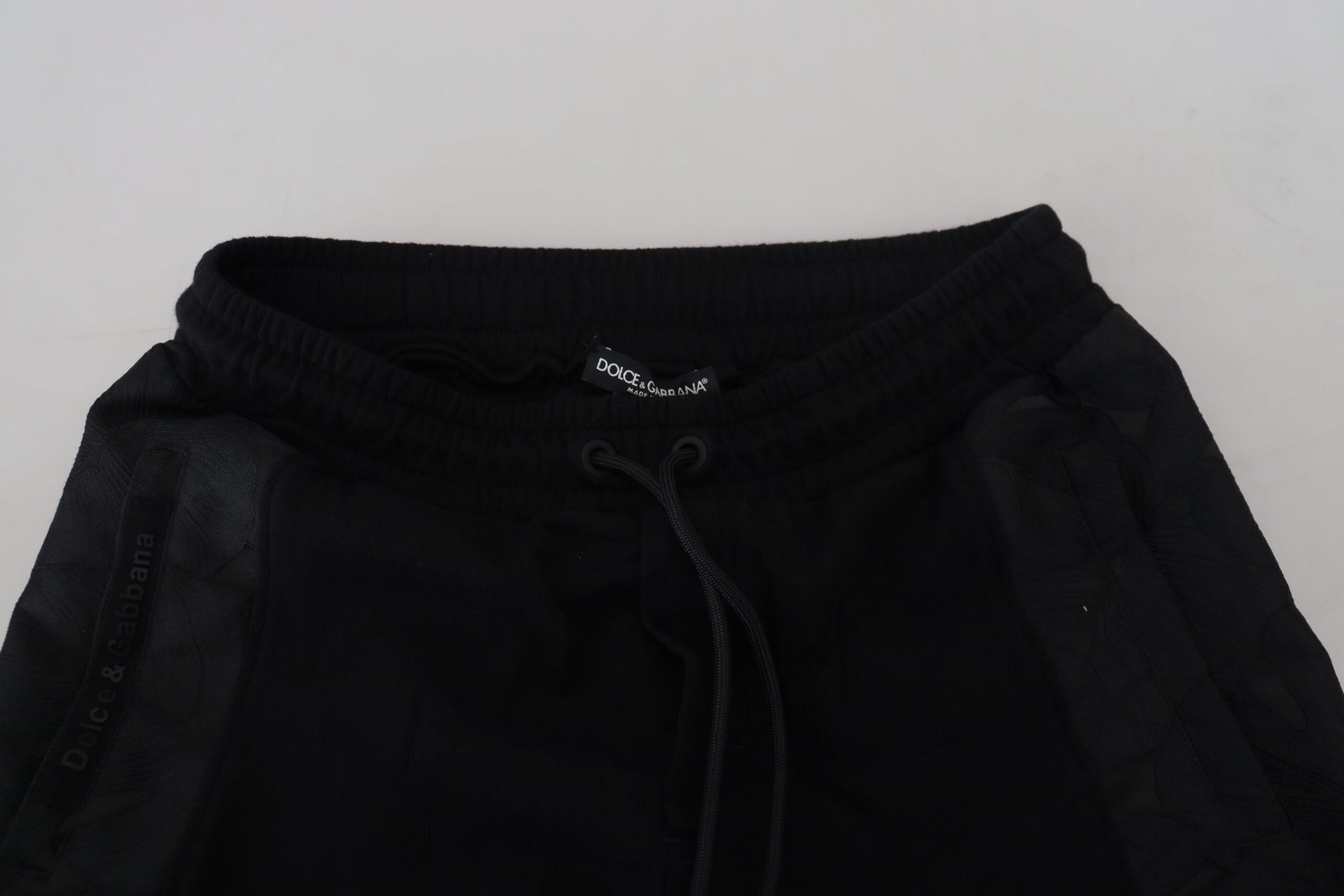 Dolce &amp; Gabbana Elegante schwarze Jogginghose für den modernen Mann