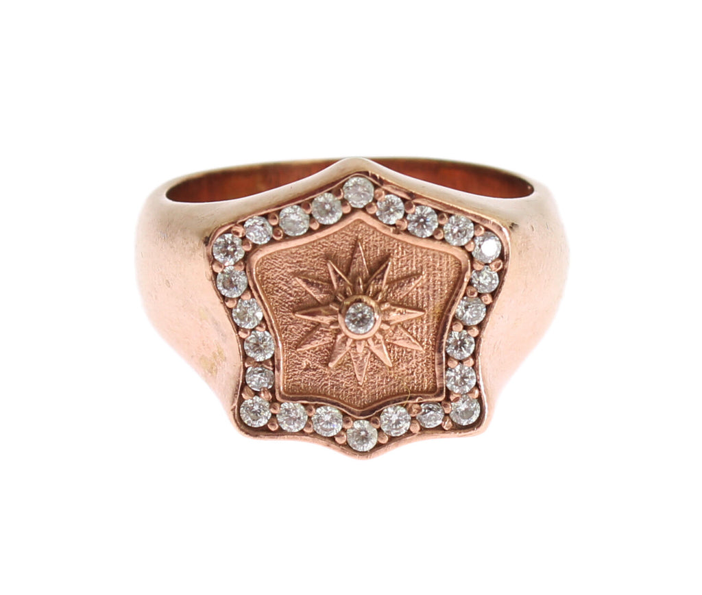 Nialaya Chic – Ring aus Sterlingsilber mit Roségoldbeschichtung