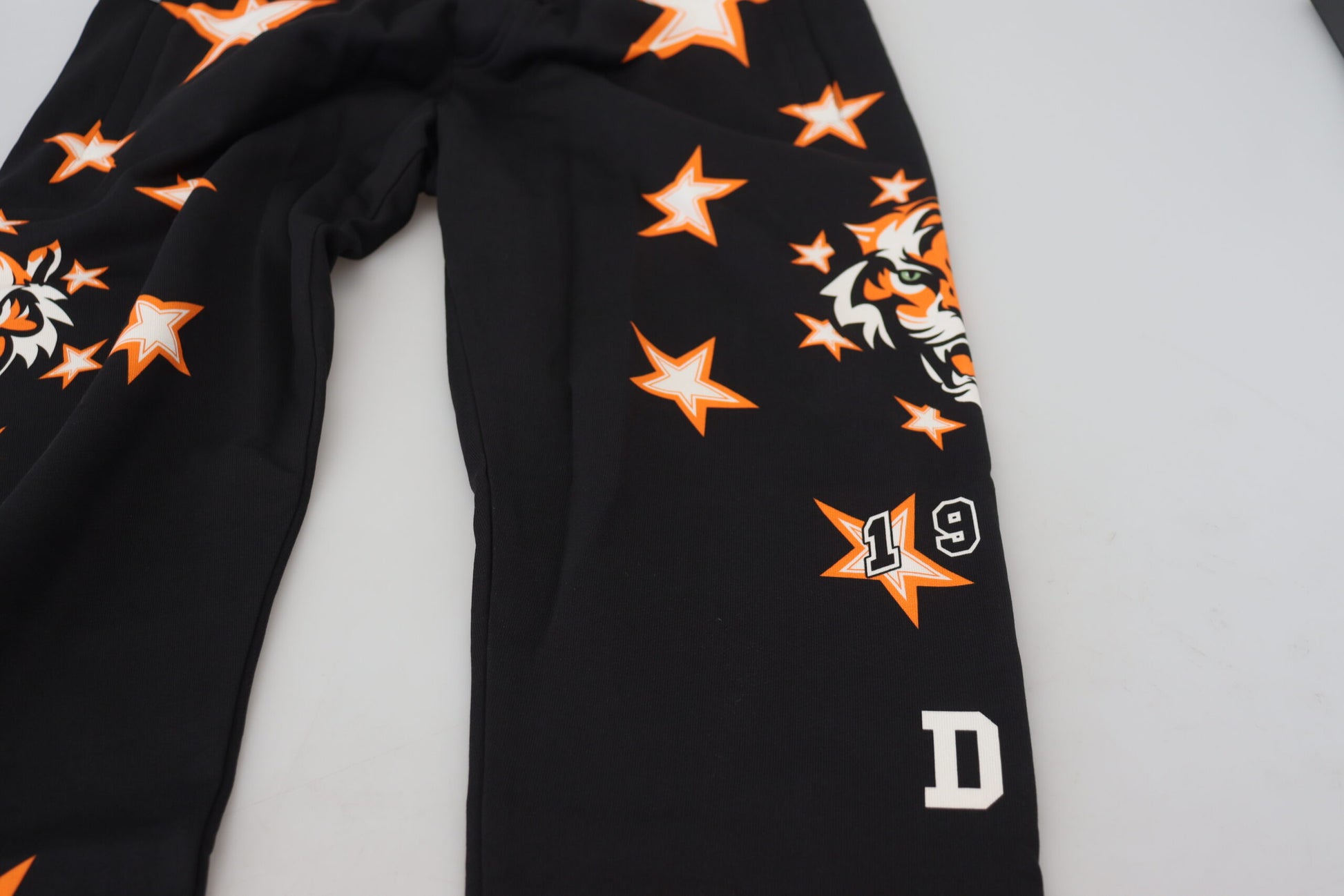 Dolce &amp; Gabbana Elegante schwarze Jogginghose mit Stern