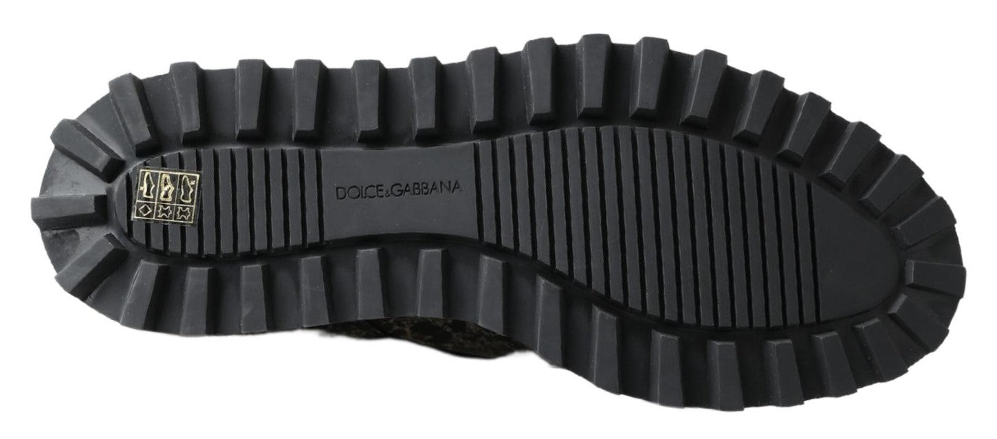 Dolce &amp; Gabbana – Edle zweifarbige Derby-Schuhe