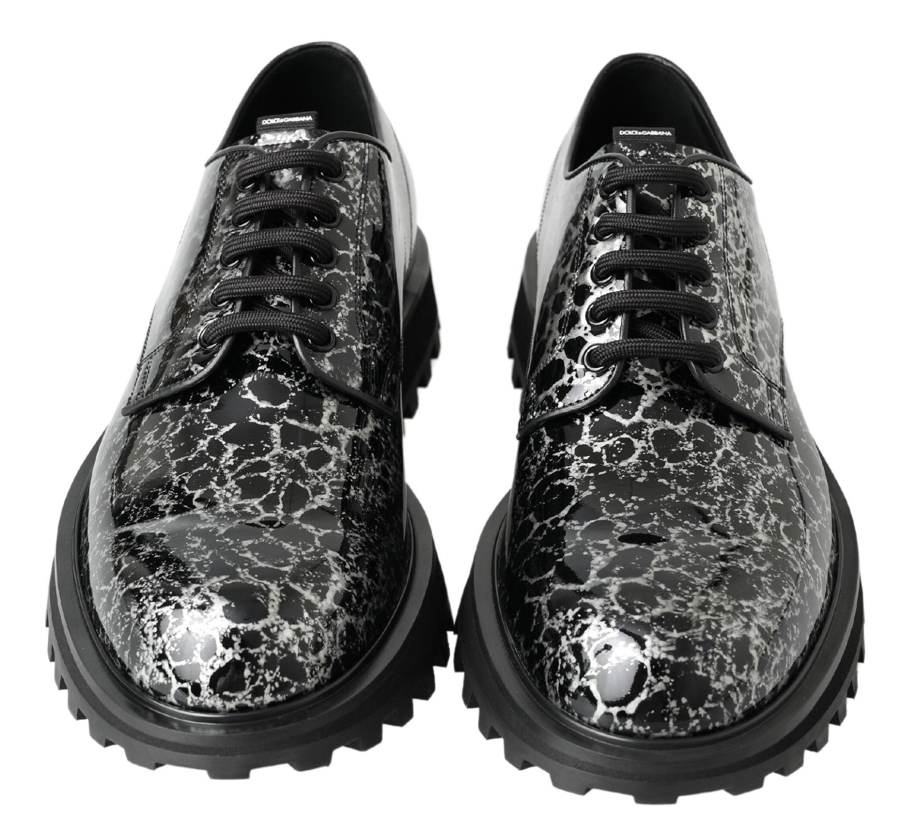 Dolce &amp; Gabbana – Edle zweifarbige Derby-Schuhe