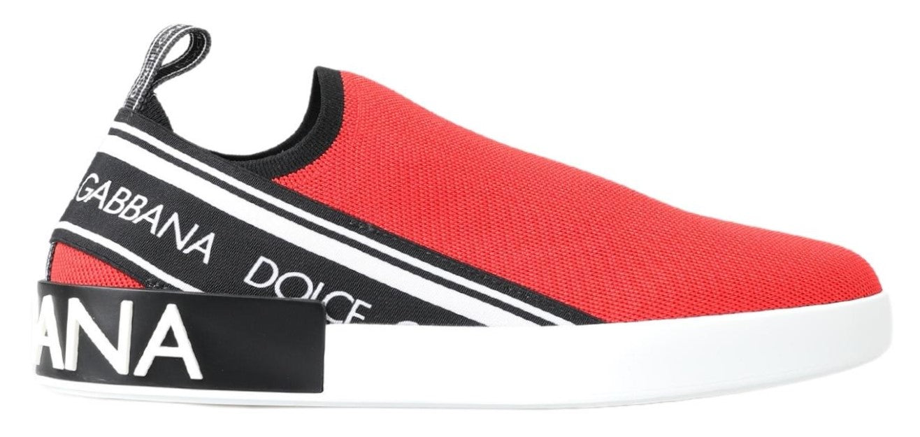 Dolce &amp; Gabbana Elegante dreifarbige Loafer für Herren