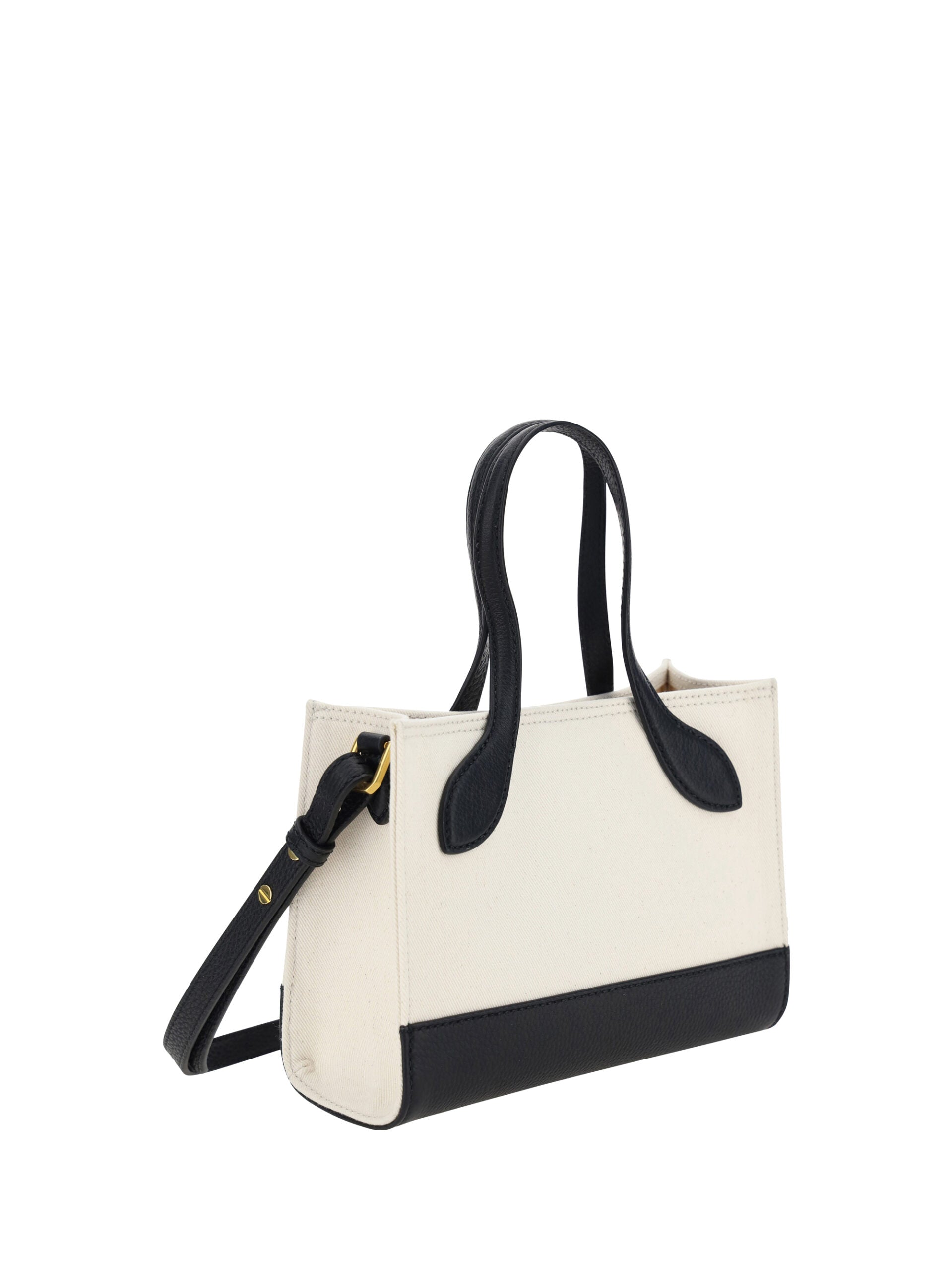 Bally Chic Kontrast-Mini-Handtasche aus Leder