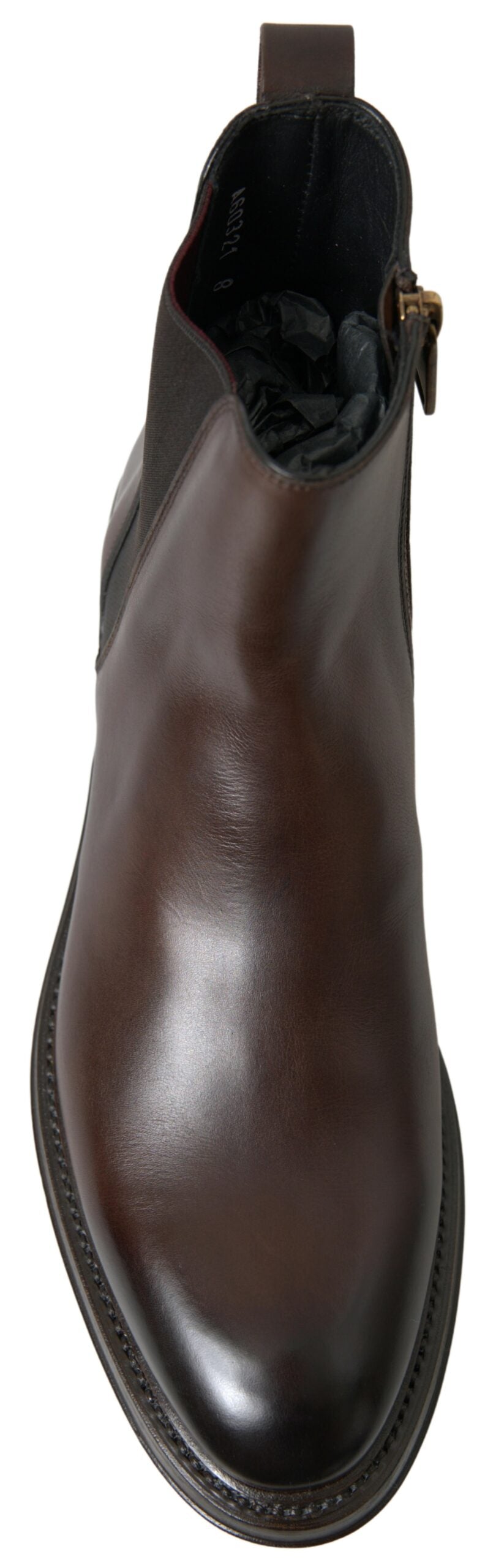 Dolce &amp; Gabbana Elegante Chelsea-Stiefel aus Leder