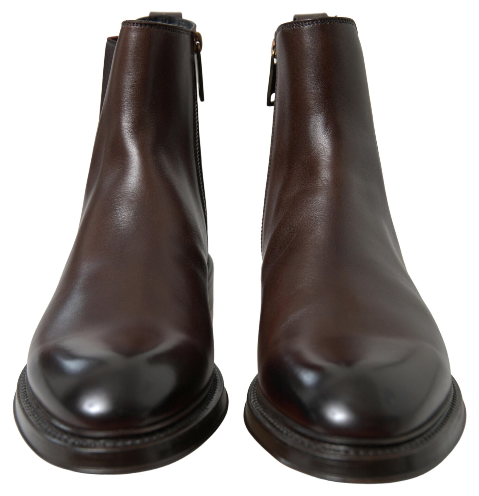 Dolce &amp; Gabbana Elegante Chelsea-Stiefel aus Leder