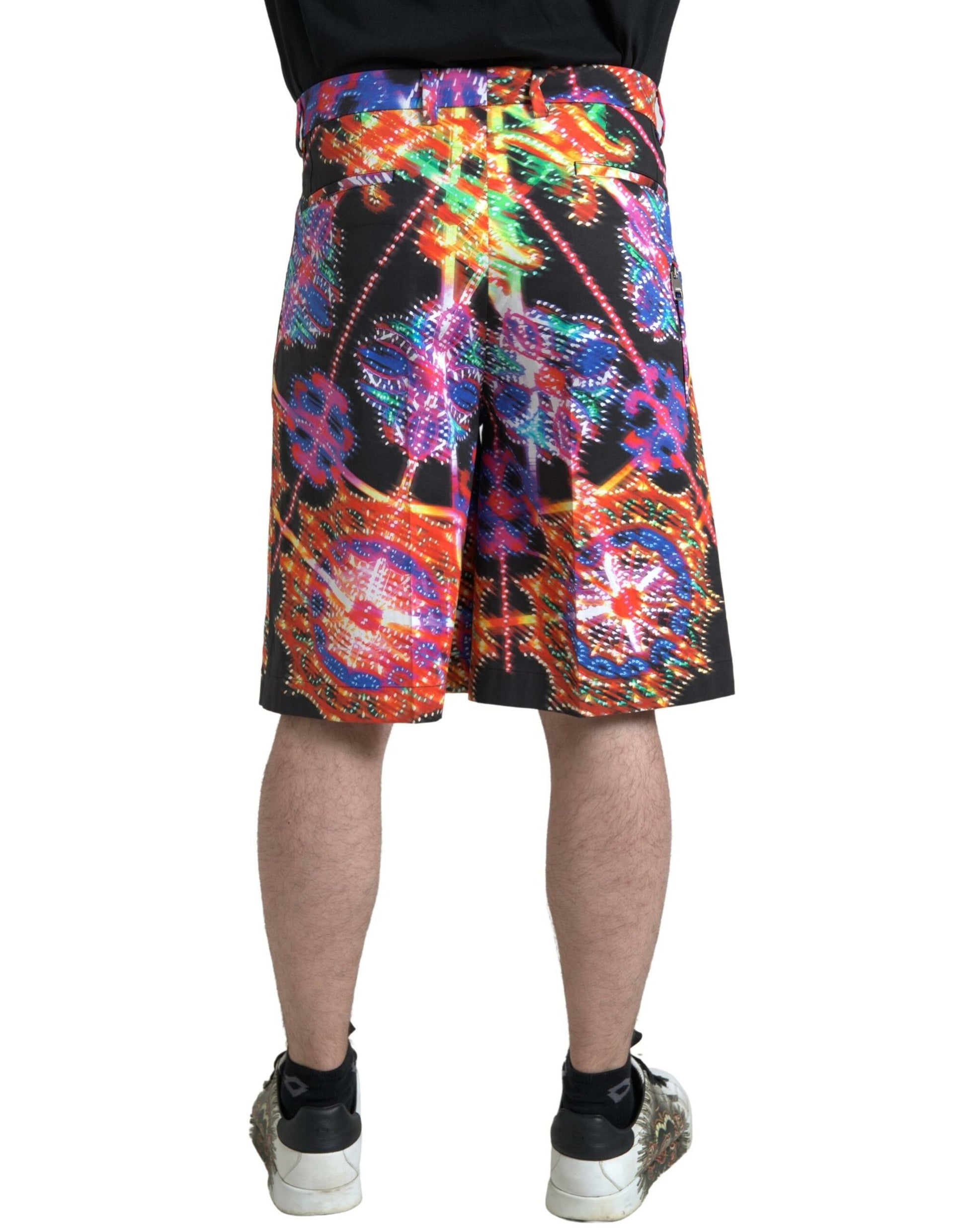 Dolce &amp; Gabbana – Bermudashorts mit buntem Print