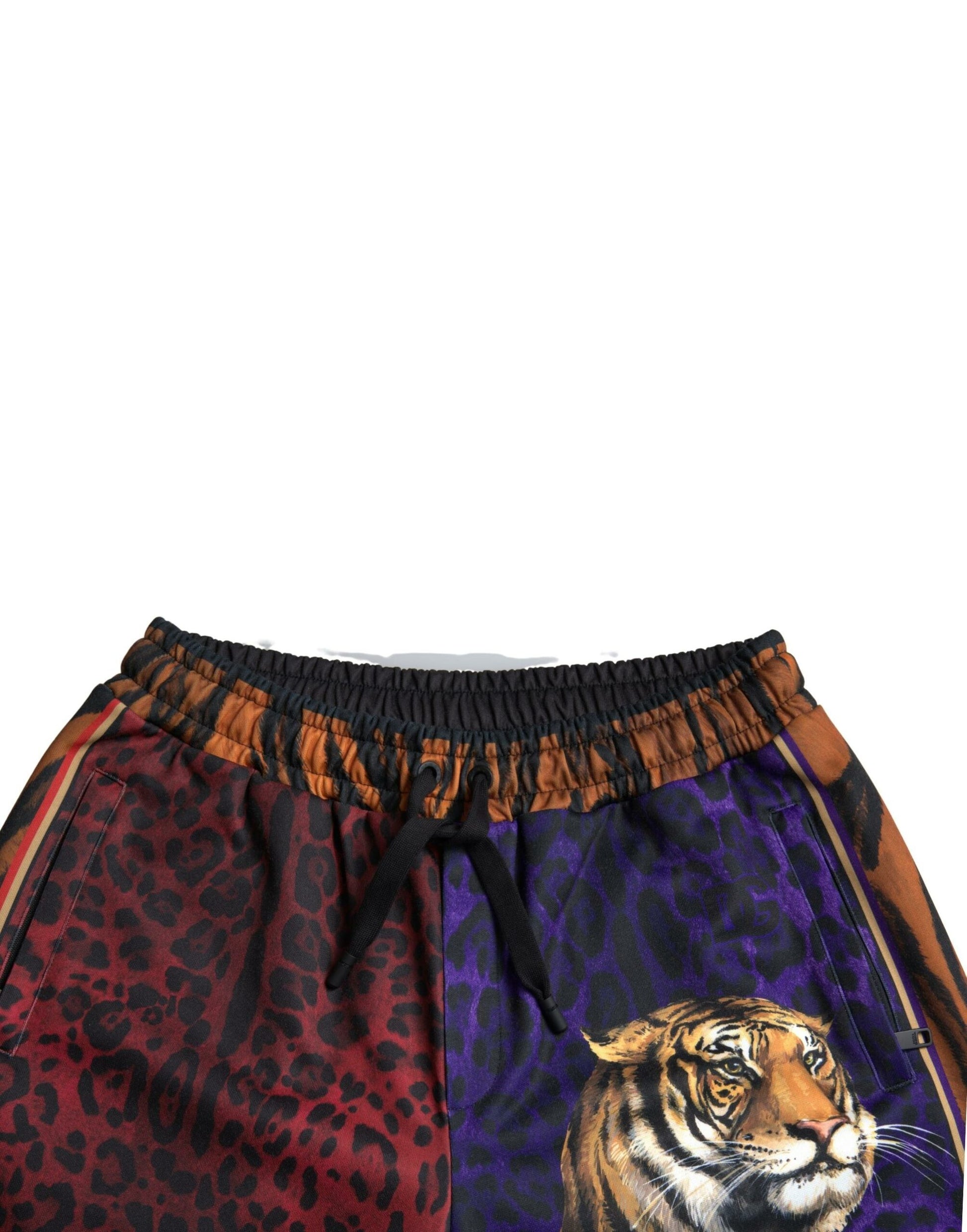 Dolce &amp; Gabbana Schicke mehrfarbige Bermudashorts mit exotischem Print
