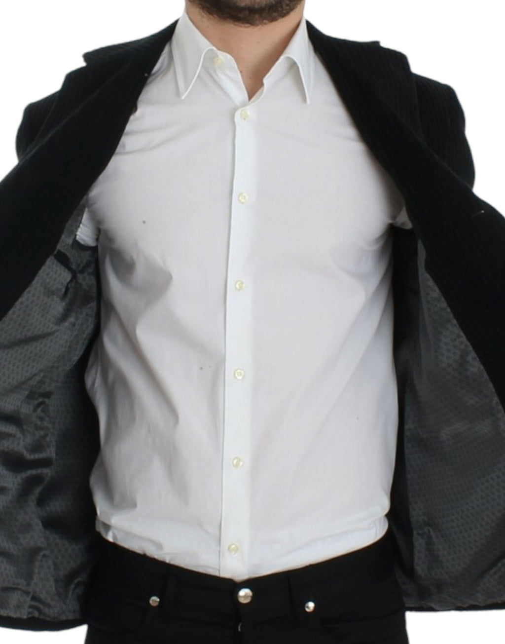 Dolce &amp; Gabbana Elegante schwarze Martini-Blazerjacke