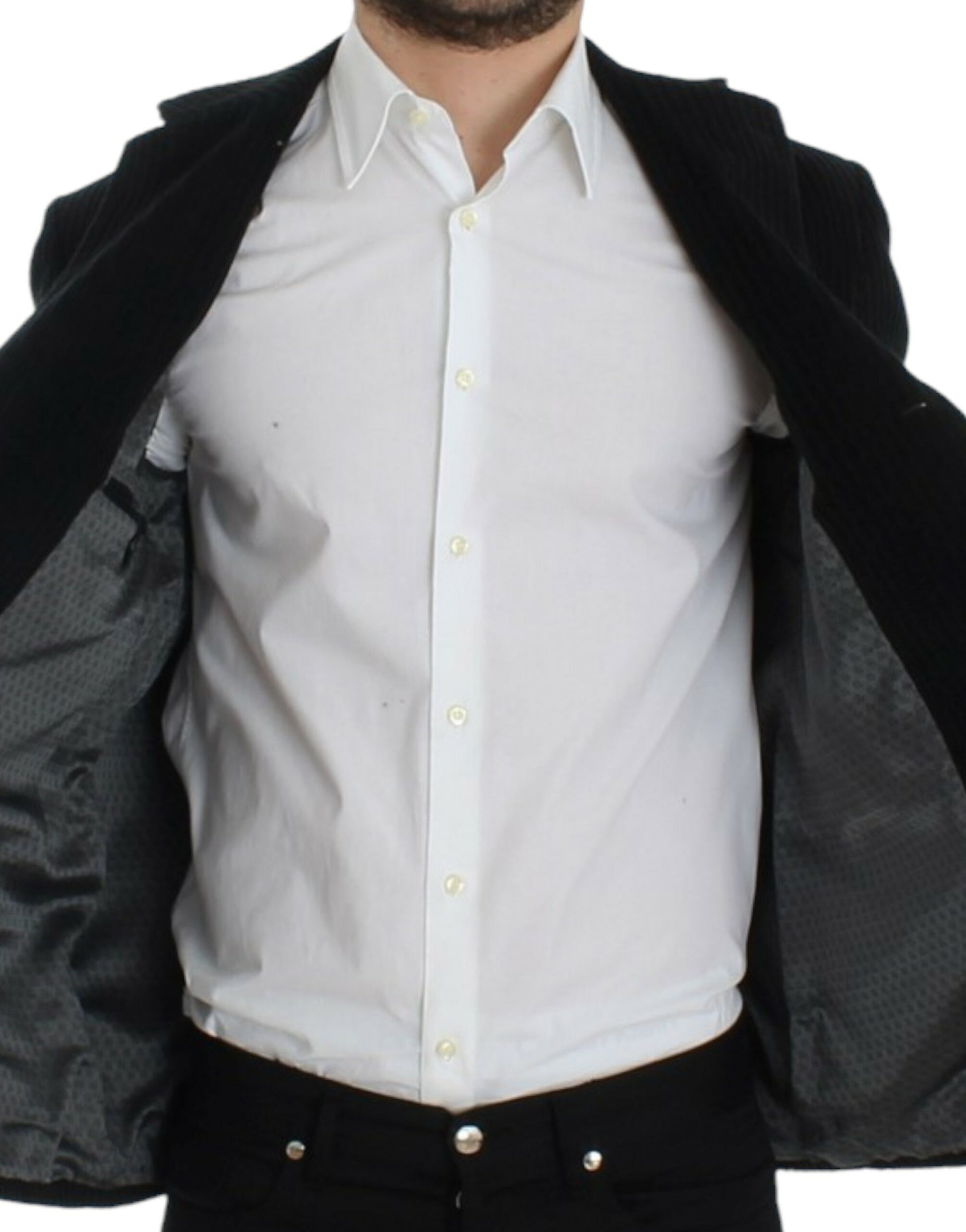 Dolce &amp; Gabbana Elegante schwarze Martini-Blazerjacke