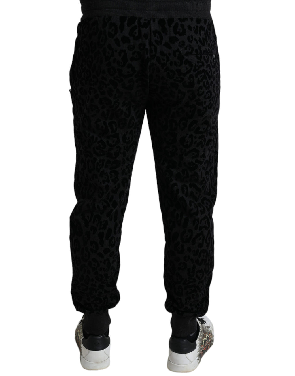 Dolce &amp; Gabbana Elegante Leoparden-Jogginghosen für Herren