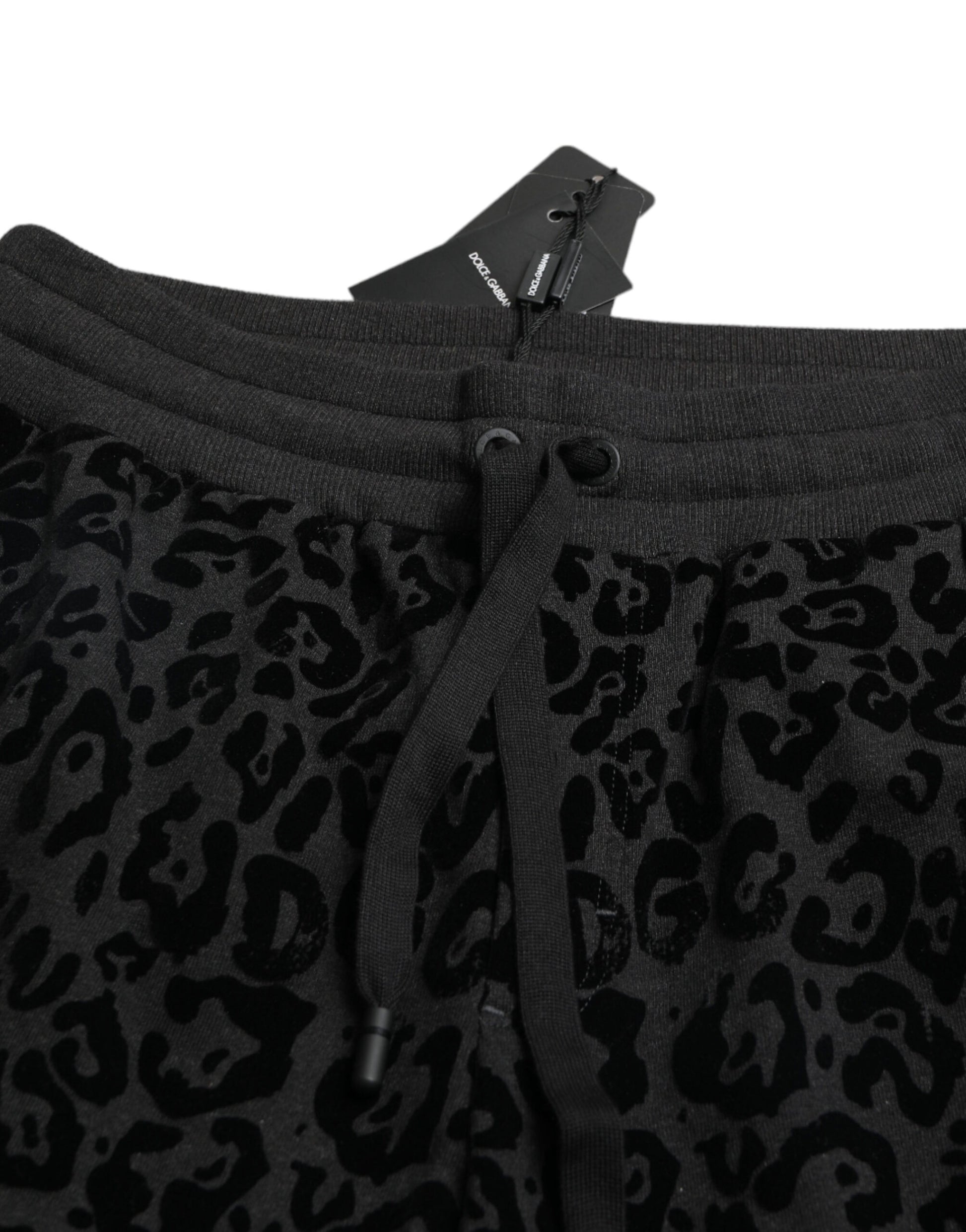 Dolce &amp; Gabbana Elegante Leoparden-Jogginghosen für Herren