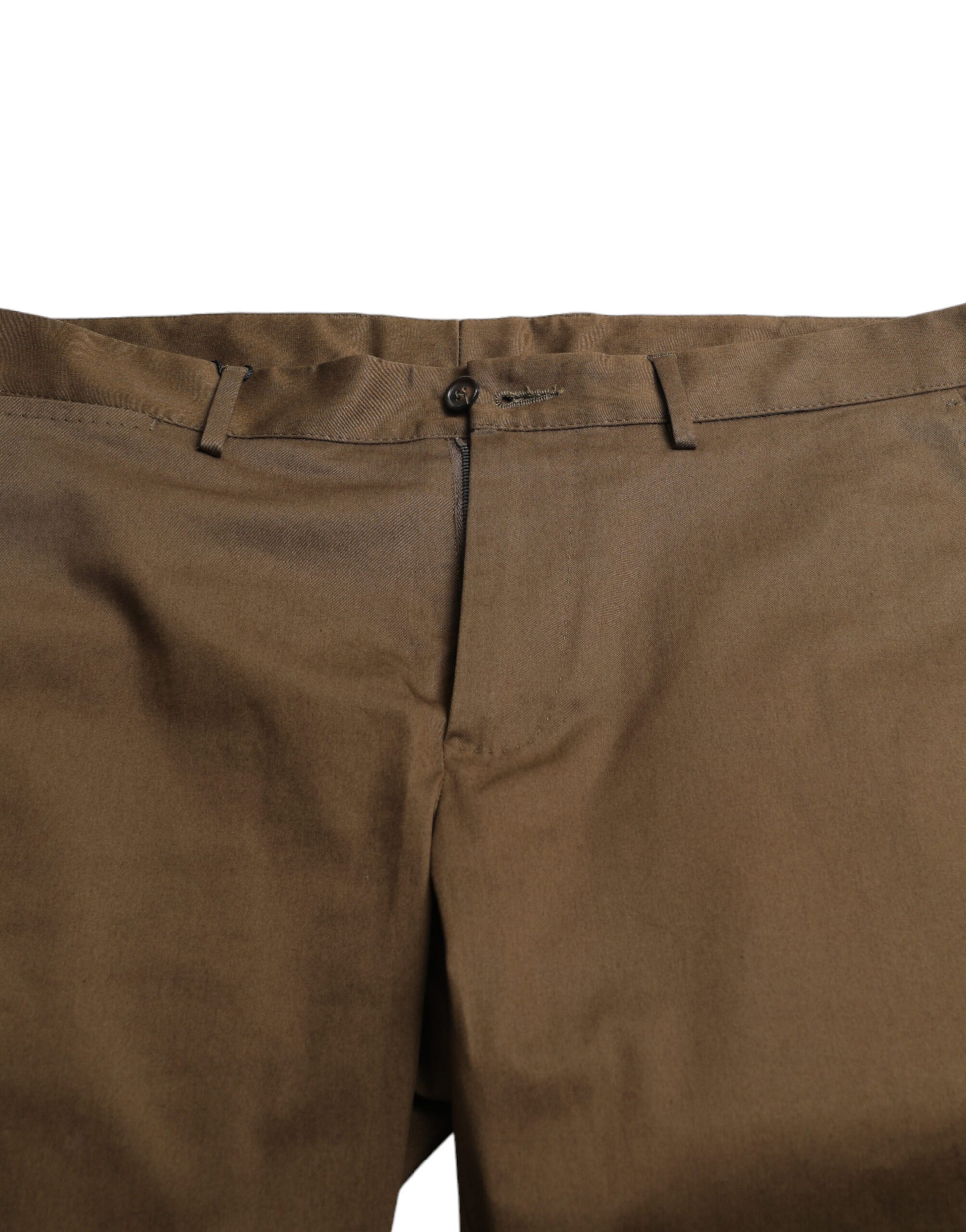 Dolce &amp; Gabbana – Schicke braune Bermudashorts mit Logodetail