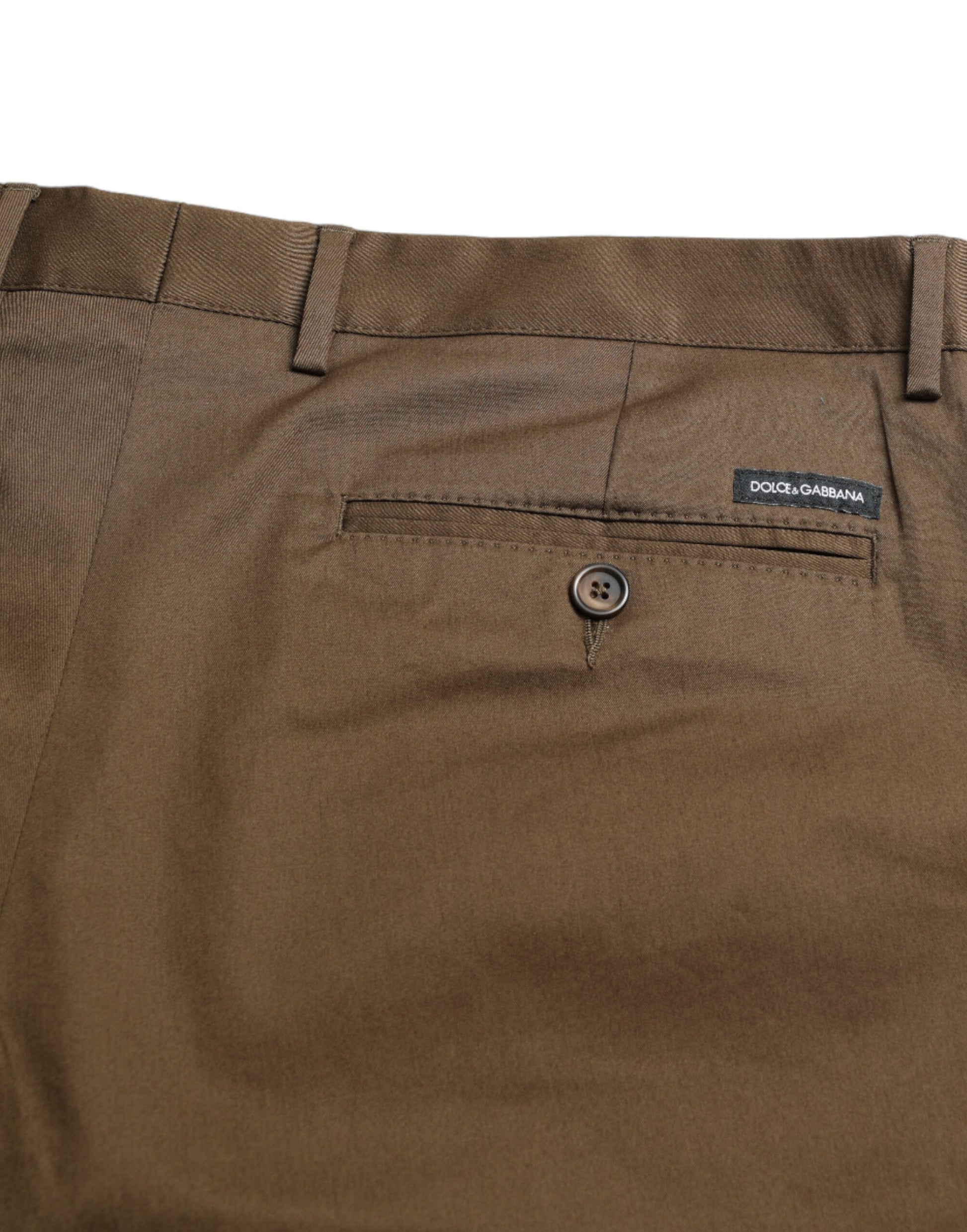 Dolce &amp; Gabbana – Schicke braune Bermudashorts mit Logodetail