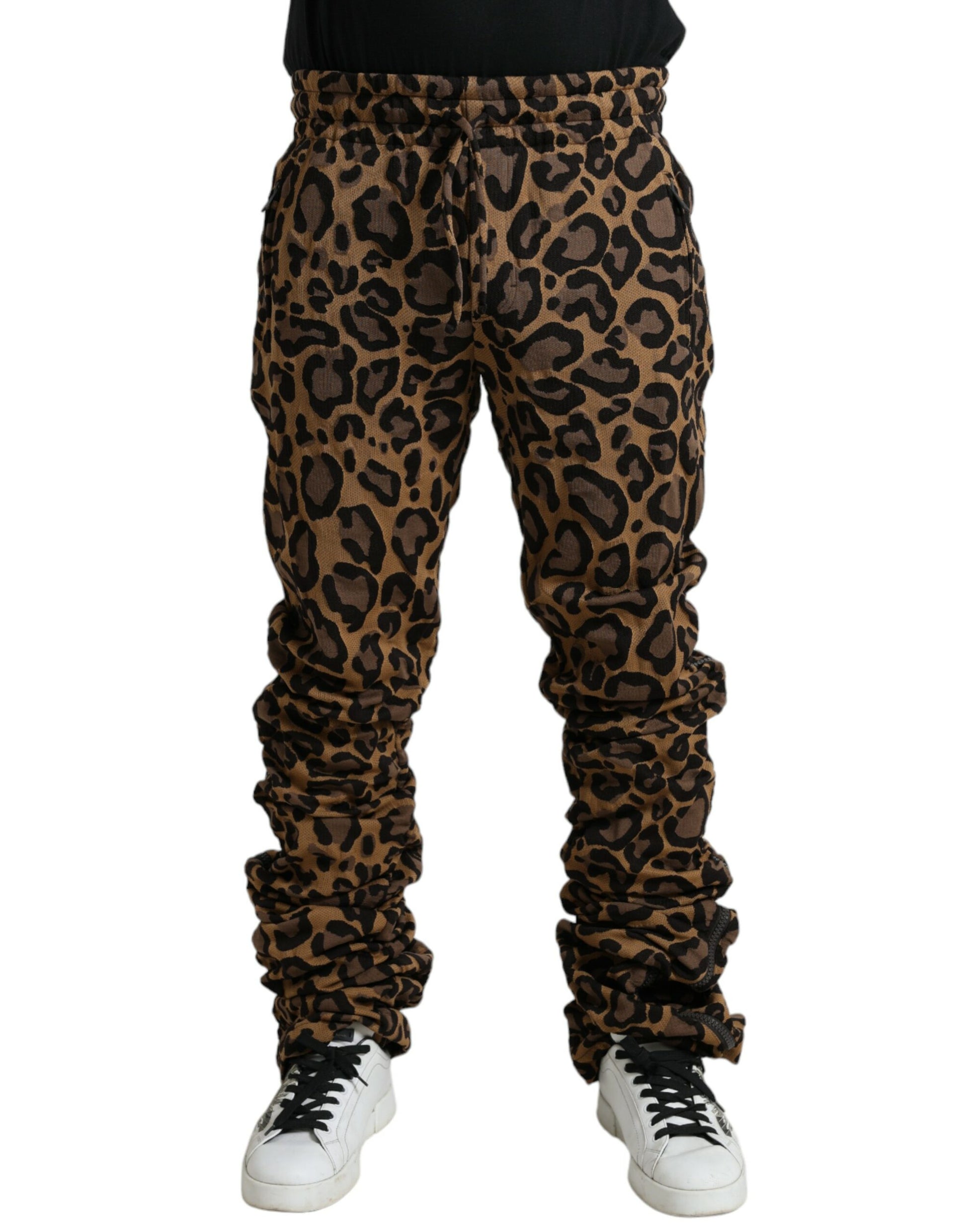 Dolce &amp; Gabbana Schicke Jogginghose mit Leopardenmuster