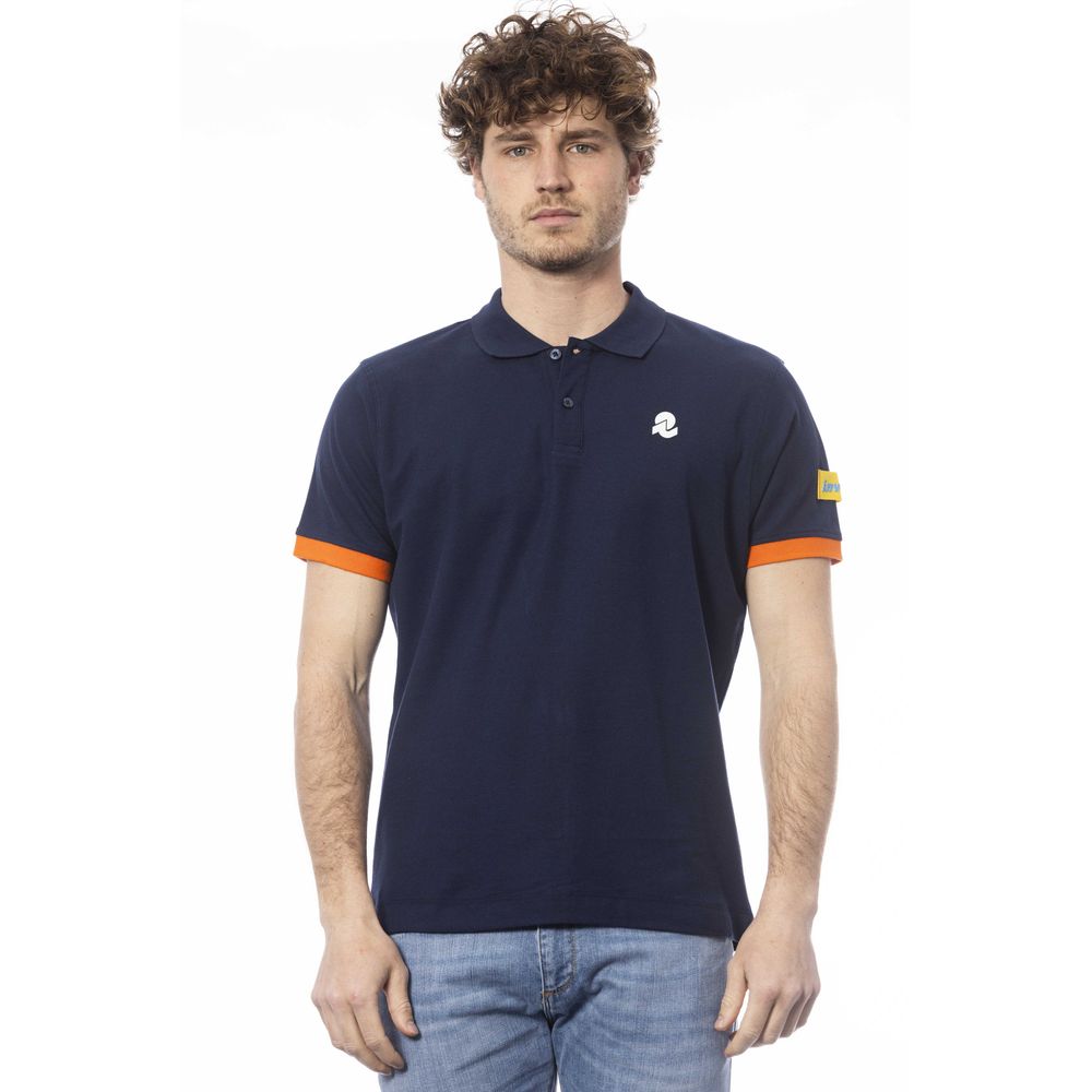 Invicta Blaues Poloshirt aus Baumwolle für Herren