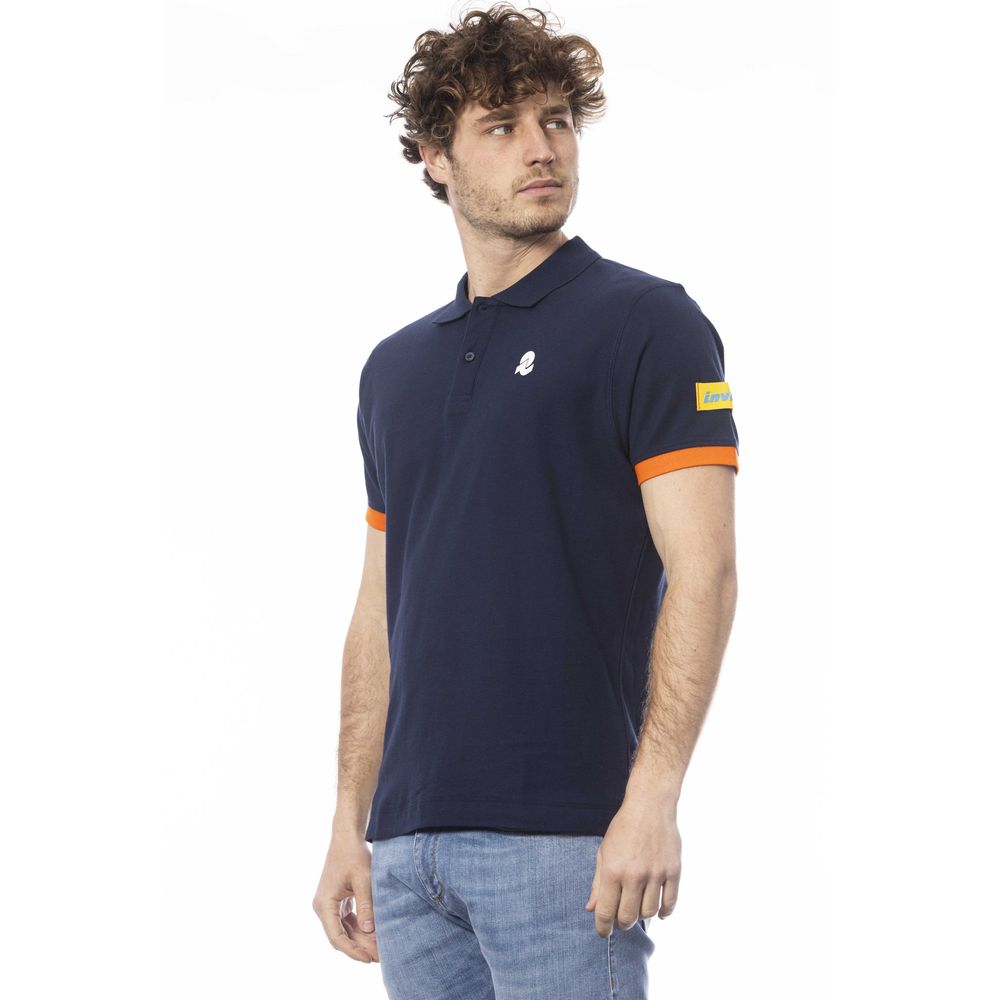Invicta Blaues Poloshirt aus Baumwolle für Herren