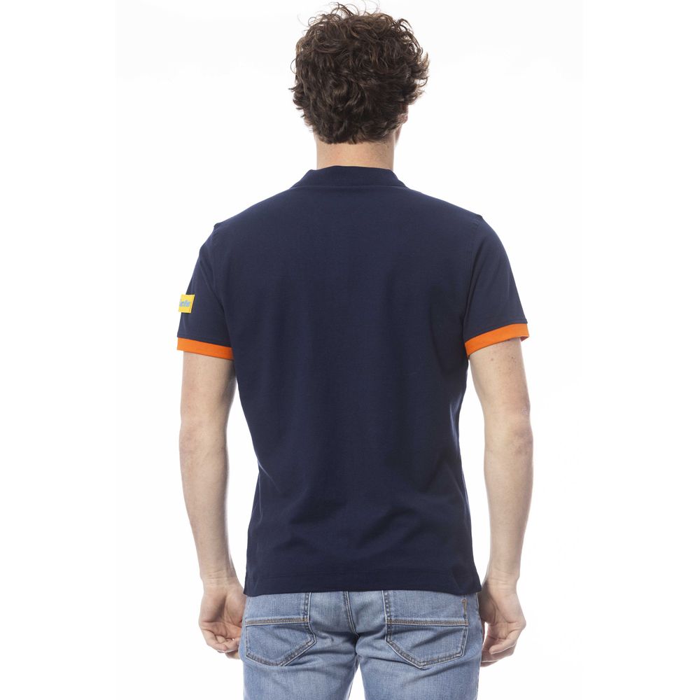 Invicta Blaues Poloshirt aus Baumwolle für Herren