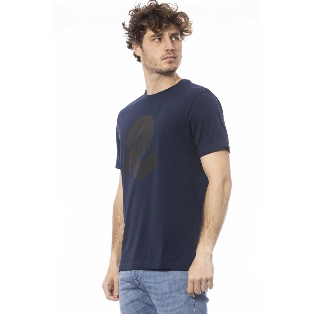 Invicta Blaues Herren-T-Shirt aus Baumwolle