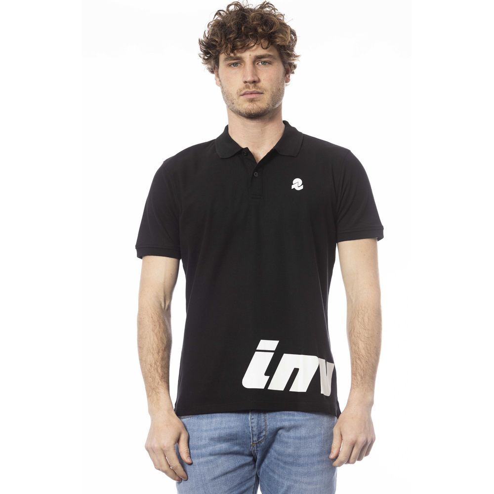 Invicta Schwarzes Poloshirt aus Baumwolle für Herren