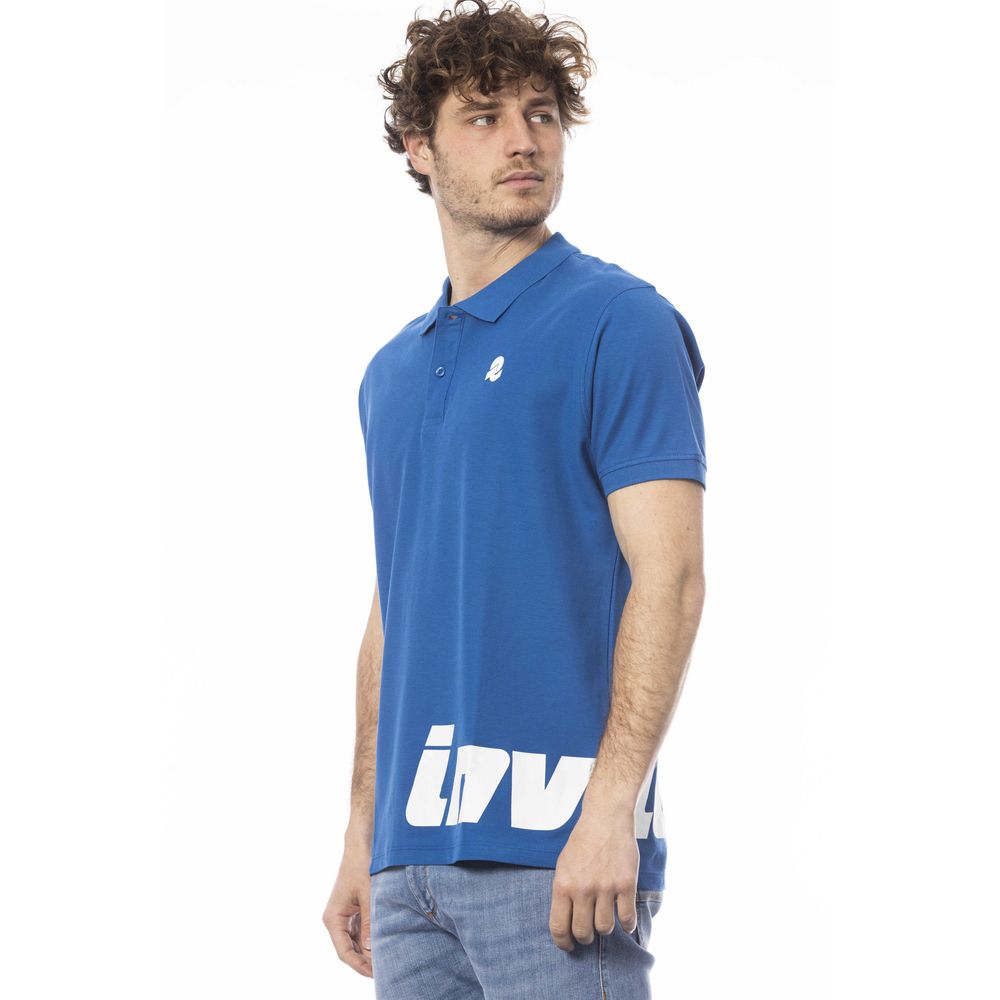 Invicta Blaues Poloshirt aus Baumwolle für Herren