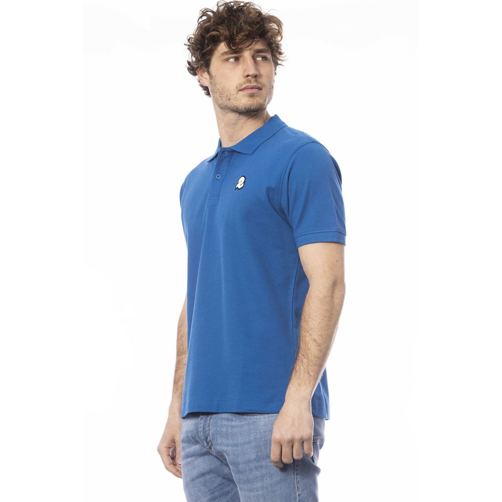 Invicta Blaues Poloshirt aus Baumwolle für Herren