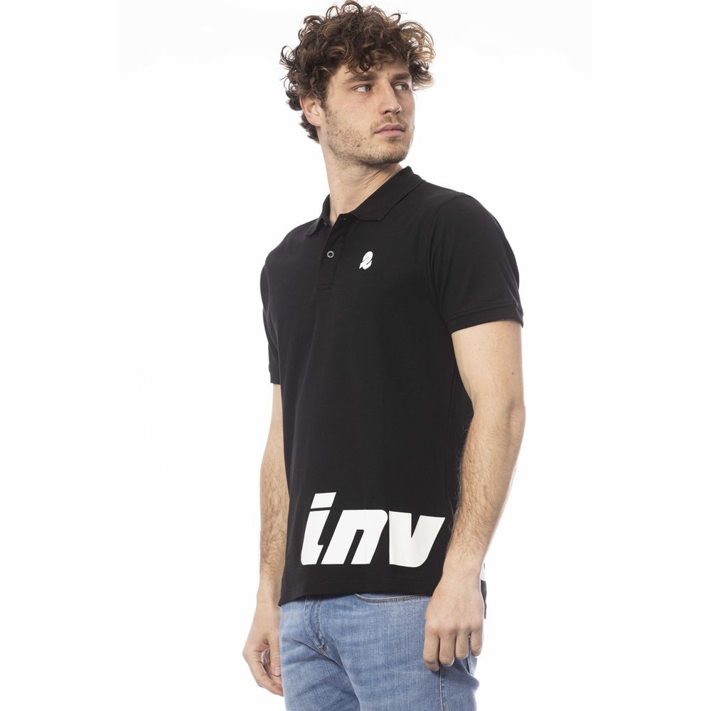 Invicta Schwarzes Poloshirt aus Baumwolle für Herren