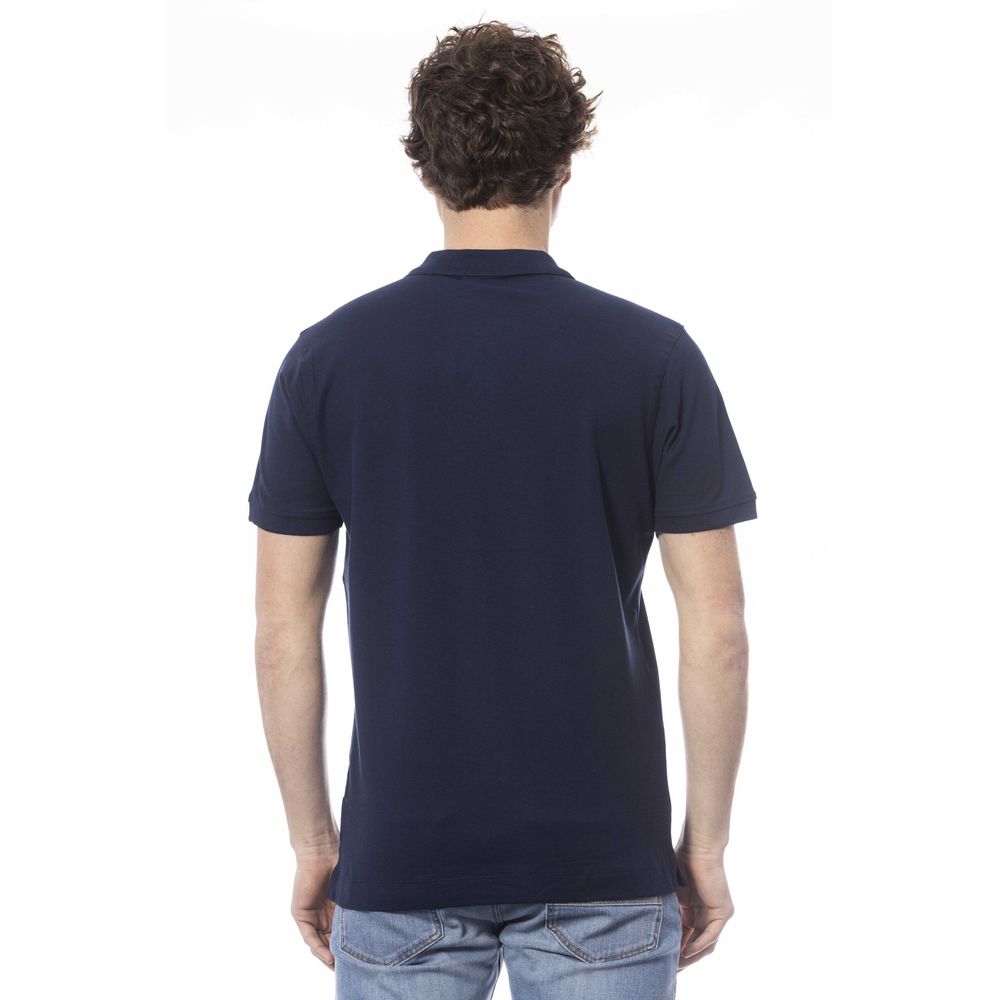 Invicta Blaues Poloshirt aus Baumwolle für Herren