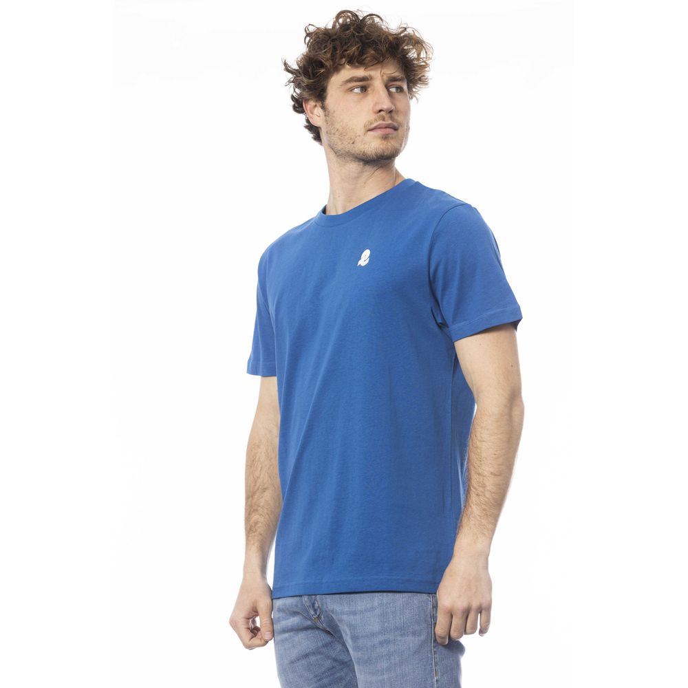 Invicta Blaues Herren-T-Shirt aus Baumwolle