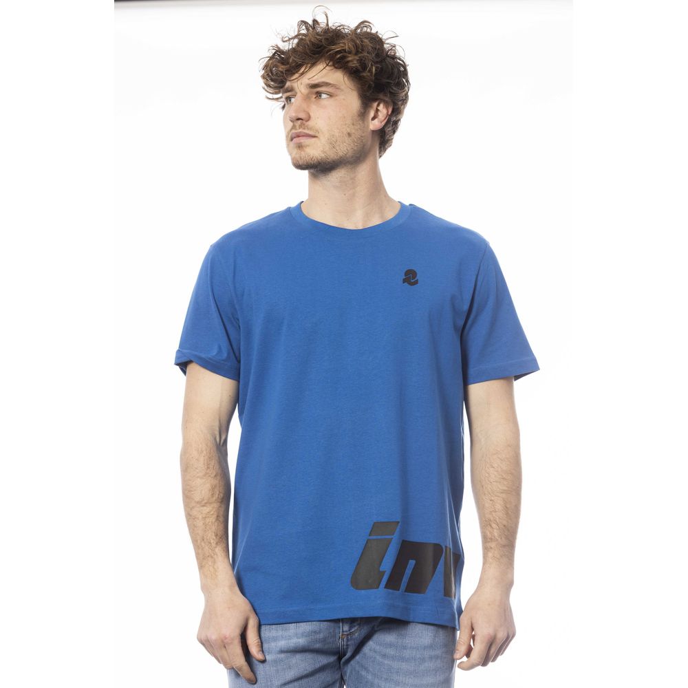 Invicta Blaues Herren-T-Shirt aus Baumwolle