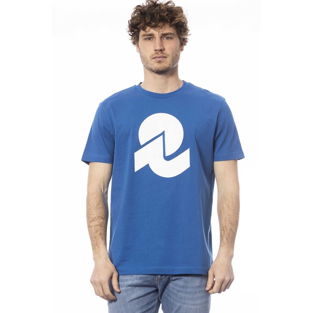 Invicta Blaues Herren-T-Shirt aus Baumwolle