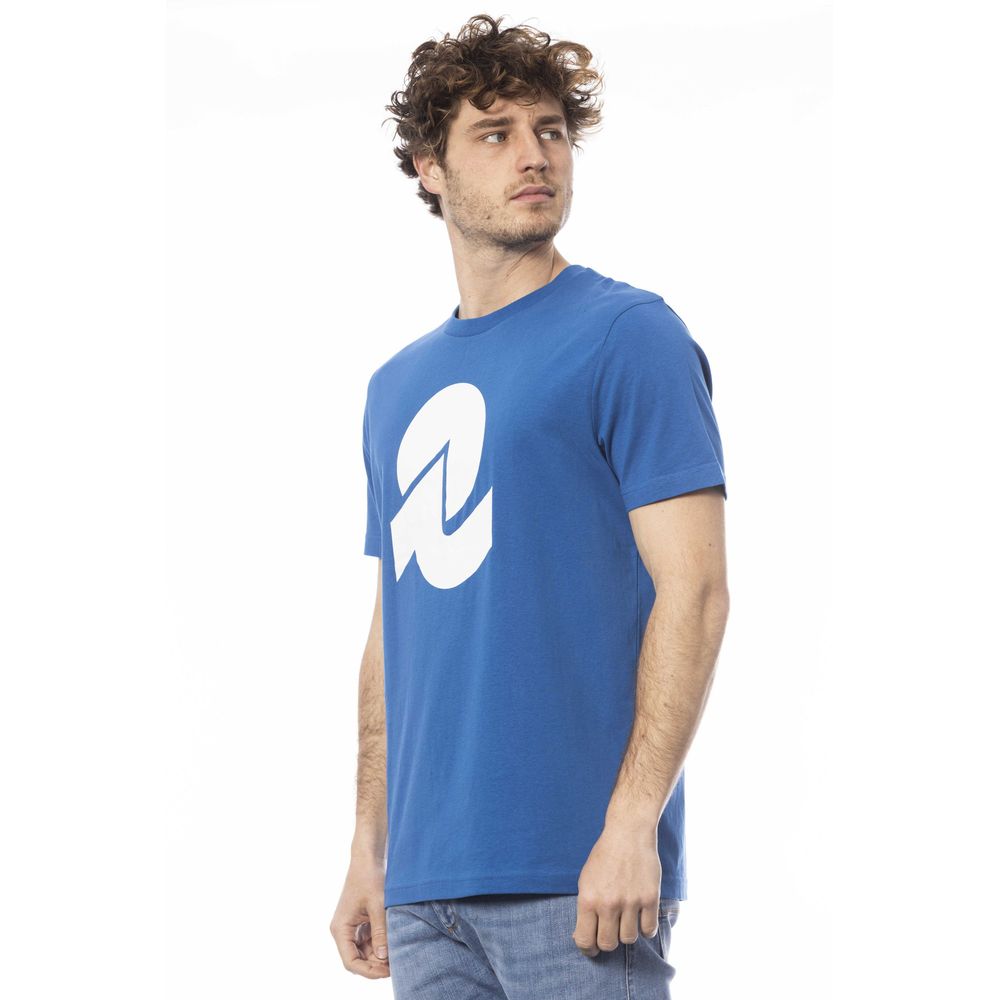 Invicta Blaues Herren-T-Shirt aus Baumwolle