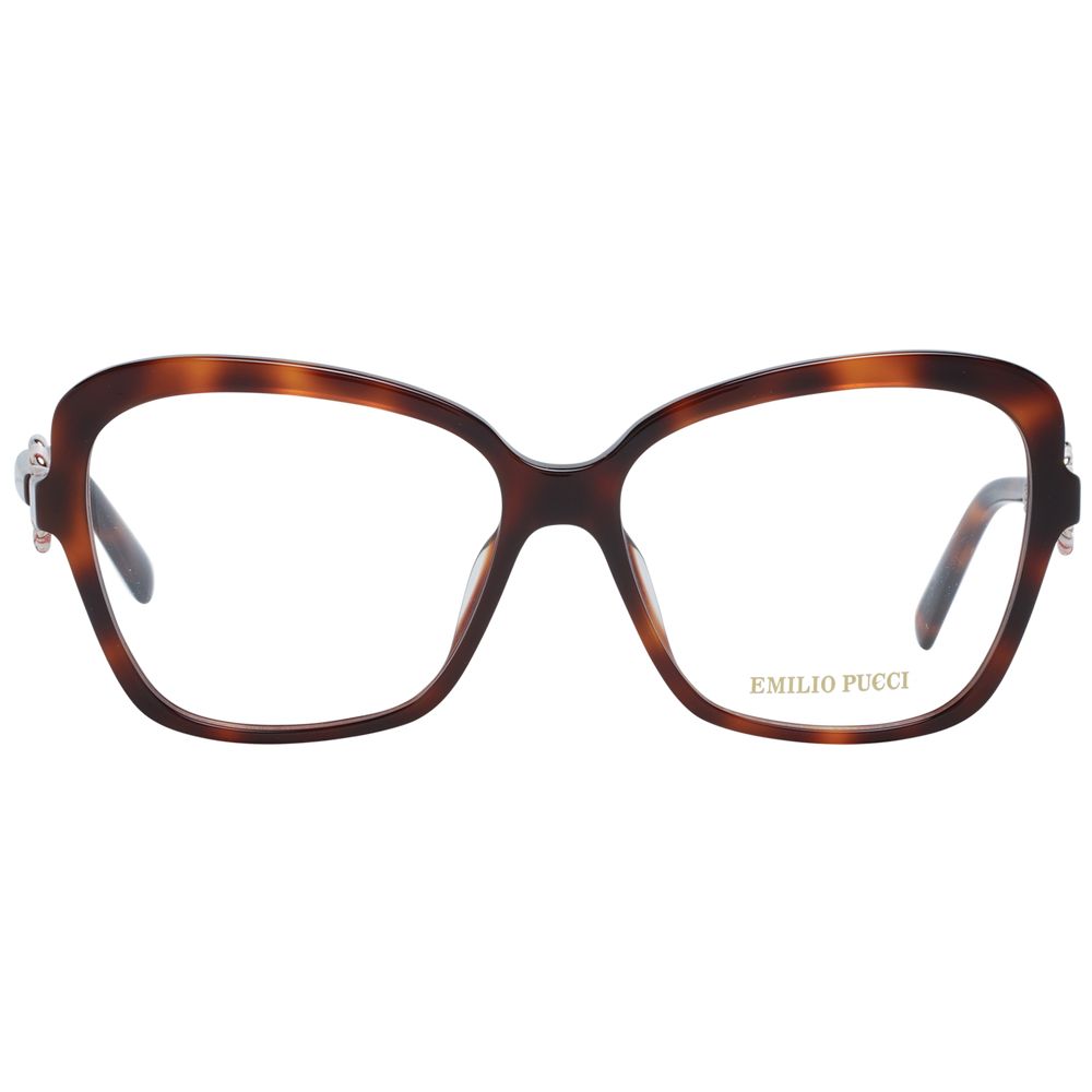 Emilio Pucci Brown Plastic Glasses (Frames) - Allority