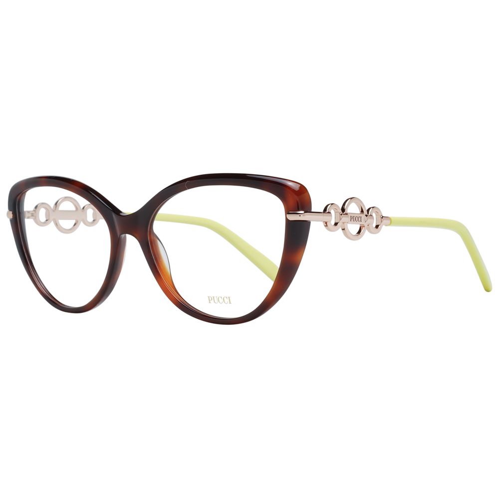 Emilio Pucci Brown Plastic Glasses (Frames) - Allority