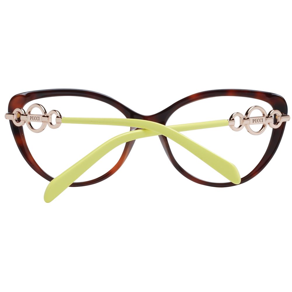 Emilio Pucci Brown Plastic Glasses (Frames) - Allority