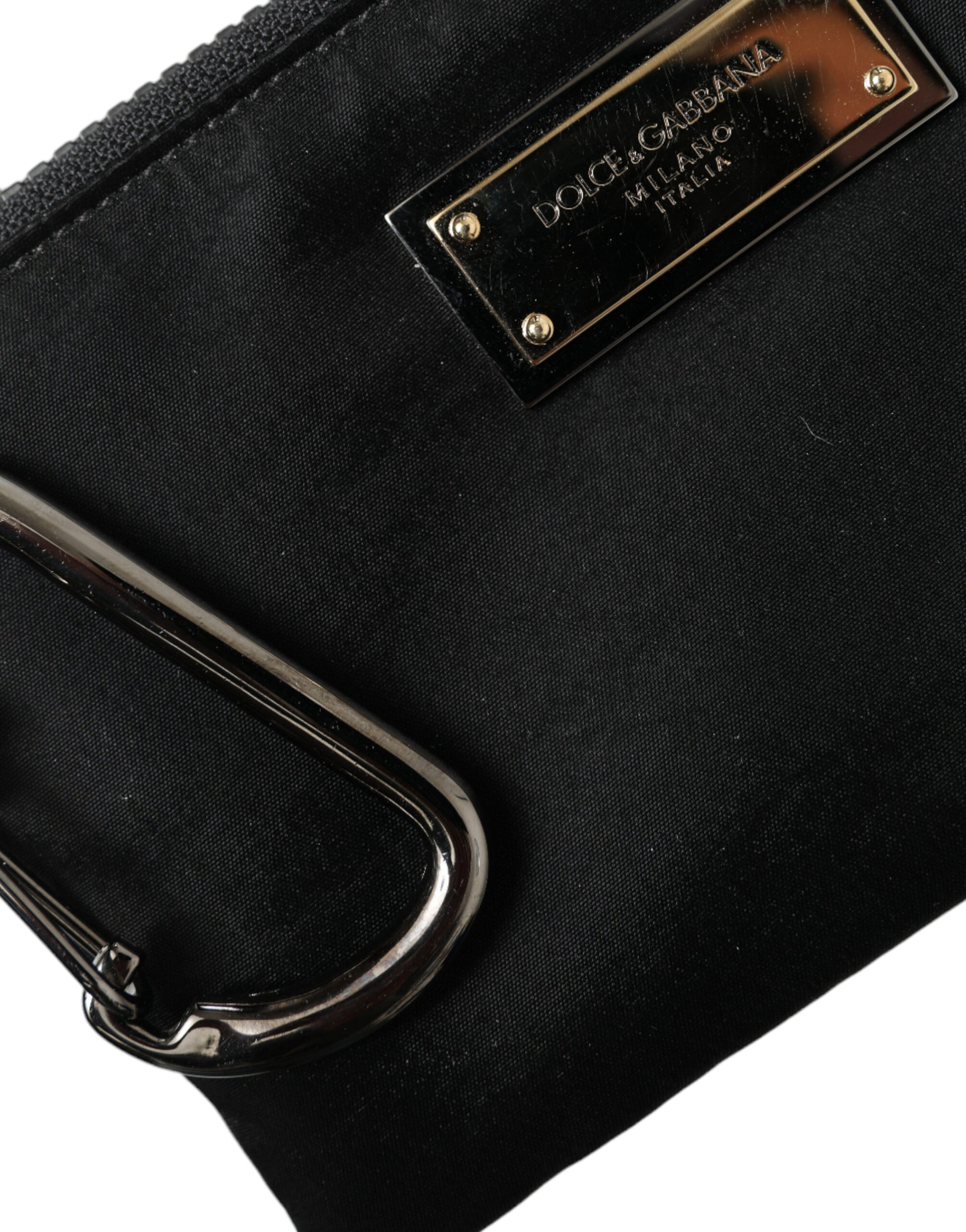 Dolce &amp; Gabbana Chic Designer-Tasche aus Nylon und Leder