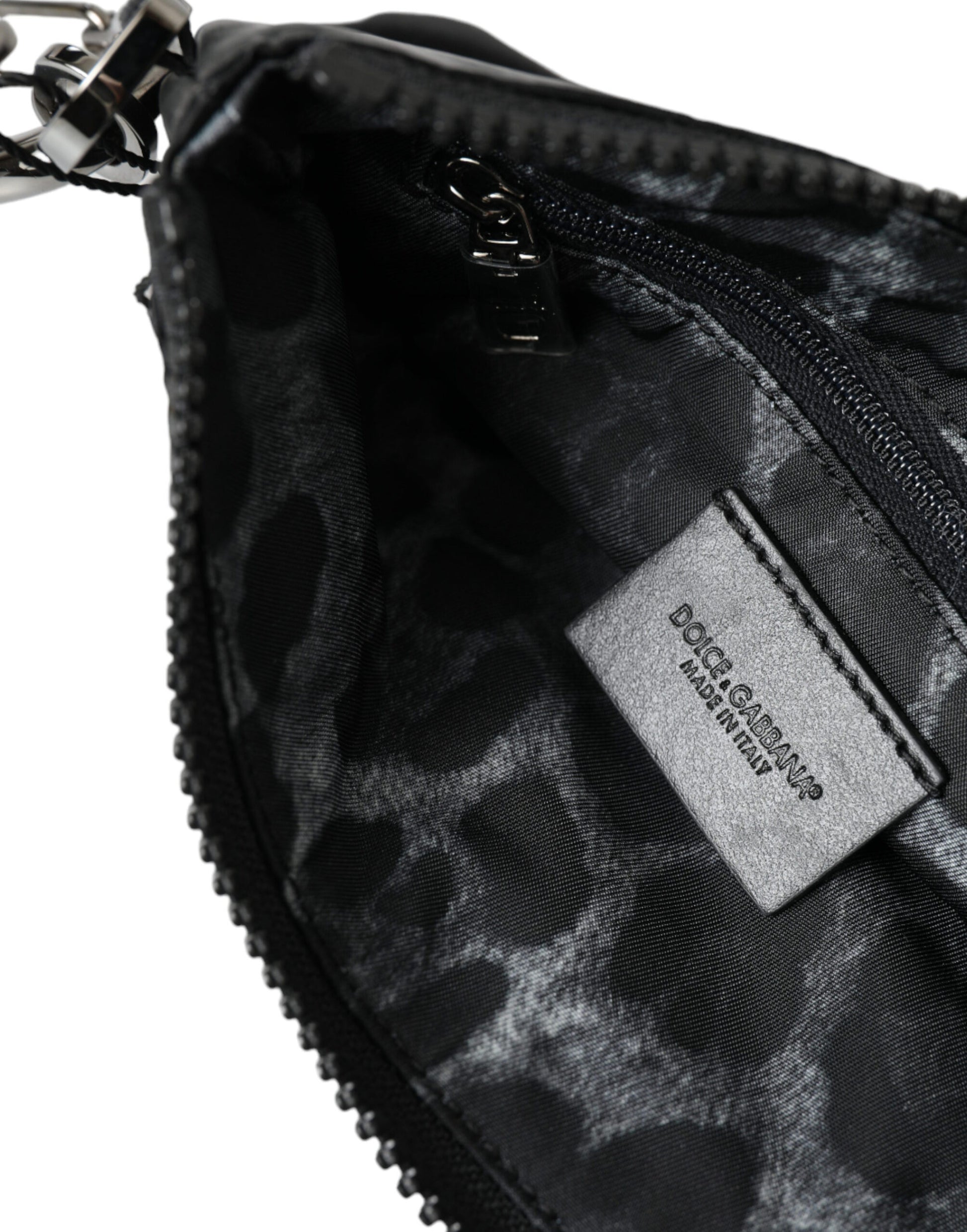 Dolce &amp; Gabbana Chic Designer-Tasche aus Nylon und Leder