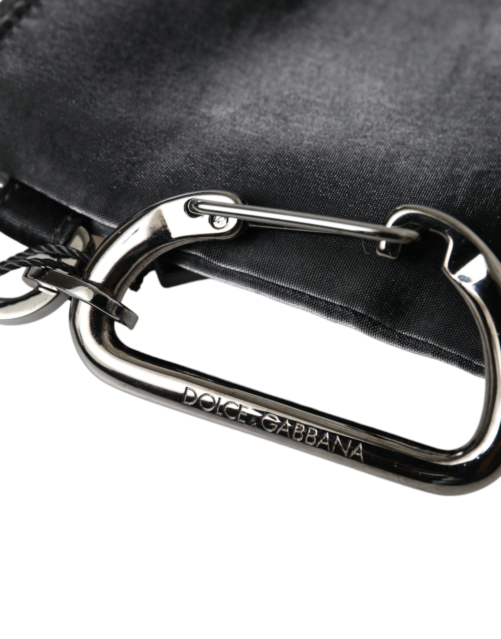Dolce &amp; Gabbana Chic Designer-Tasche aus Nylon und Leder