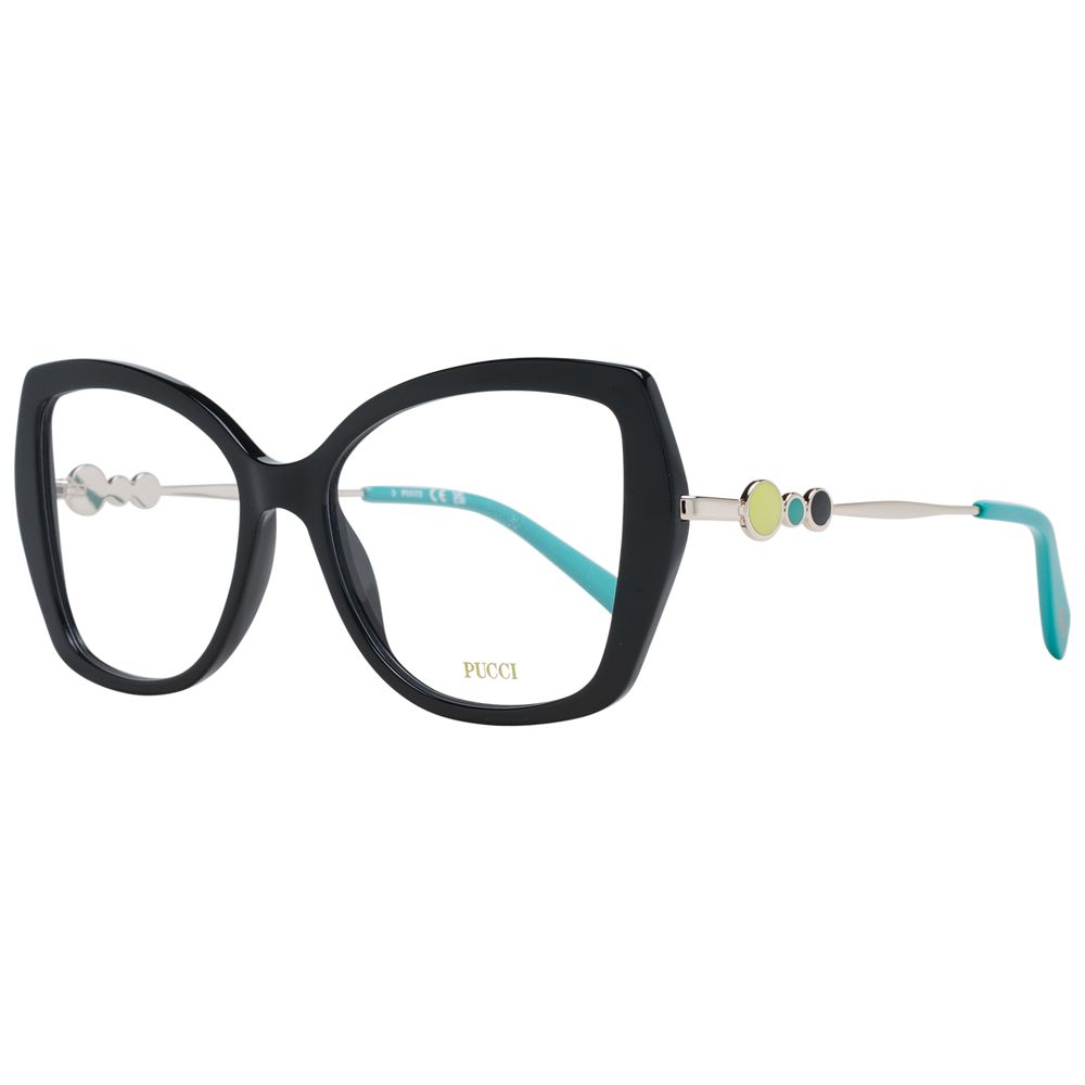 Emilio Pucci Black Plastic Glasses (Frames) - Allority
