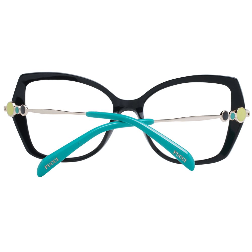 Emilio Pucci Black Plastic Glasses (Frames) - Allority
