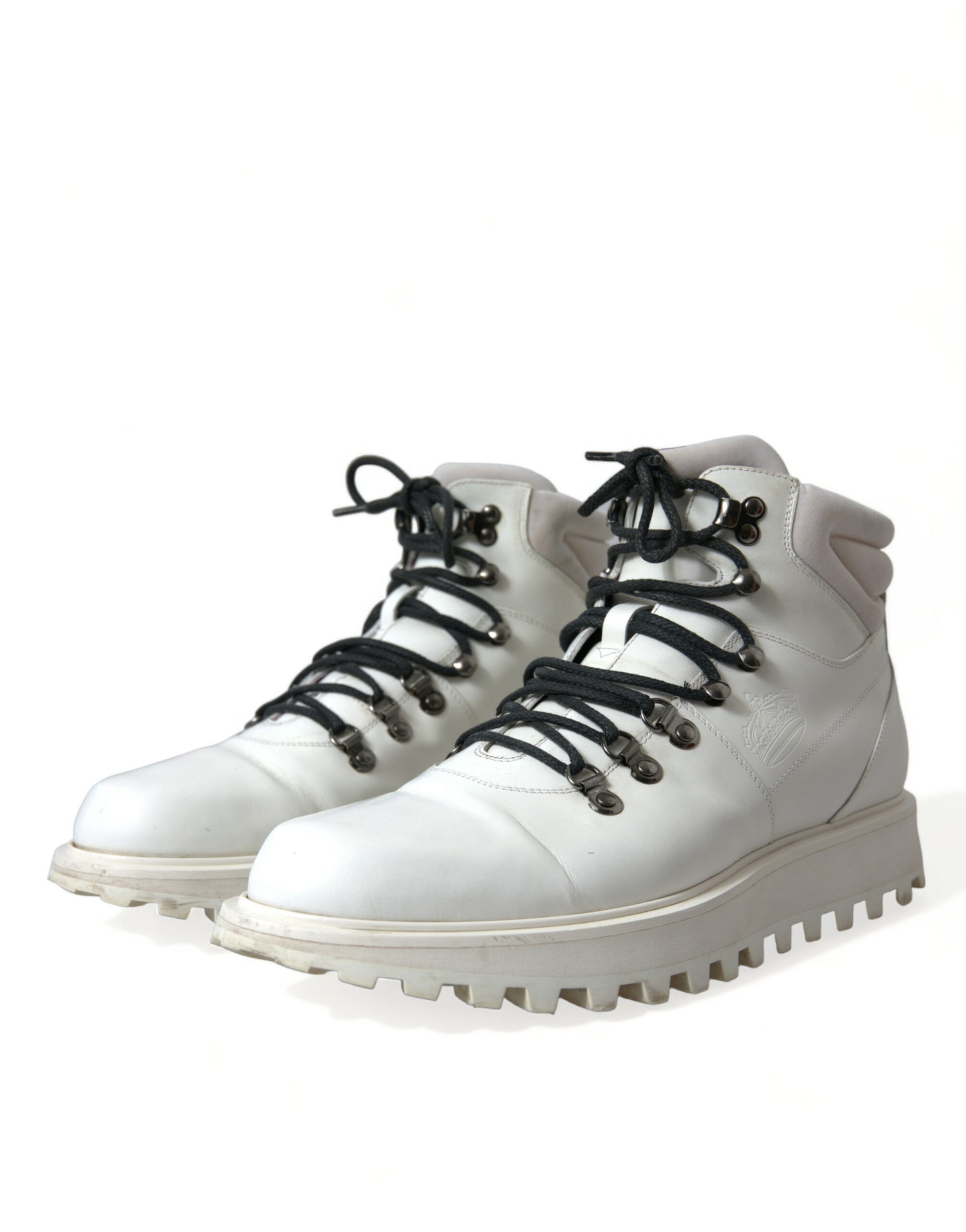 Dolce &amp; Gabbana – Makellose weiße italienische Stiefeletten