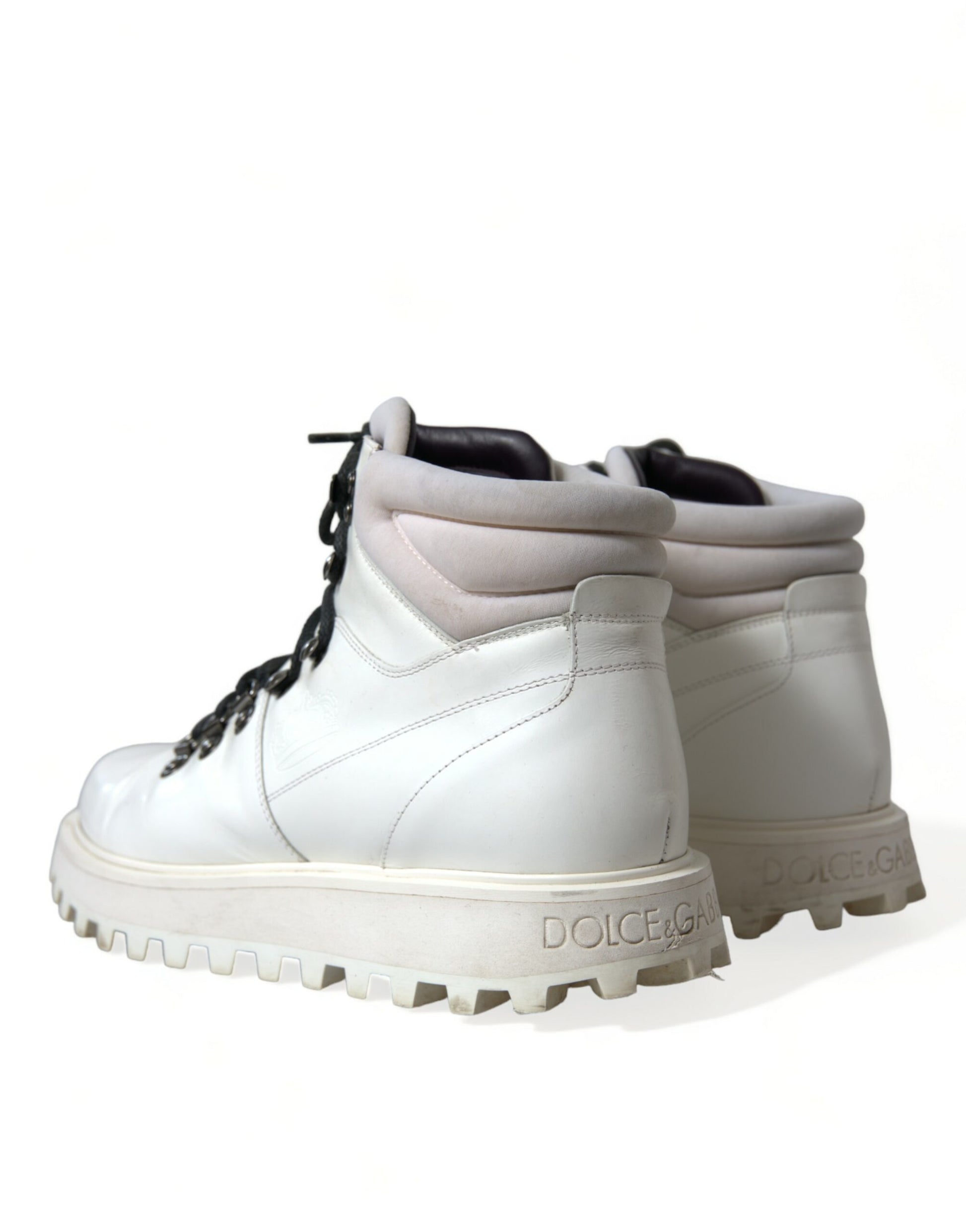 Dolce &amp; Gabbana – Makellose weiße italienische Stiefeletten