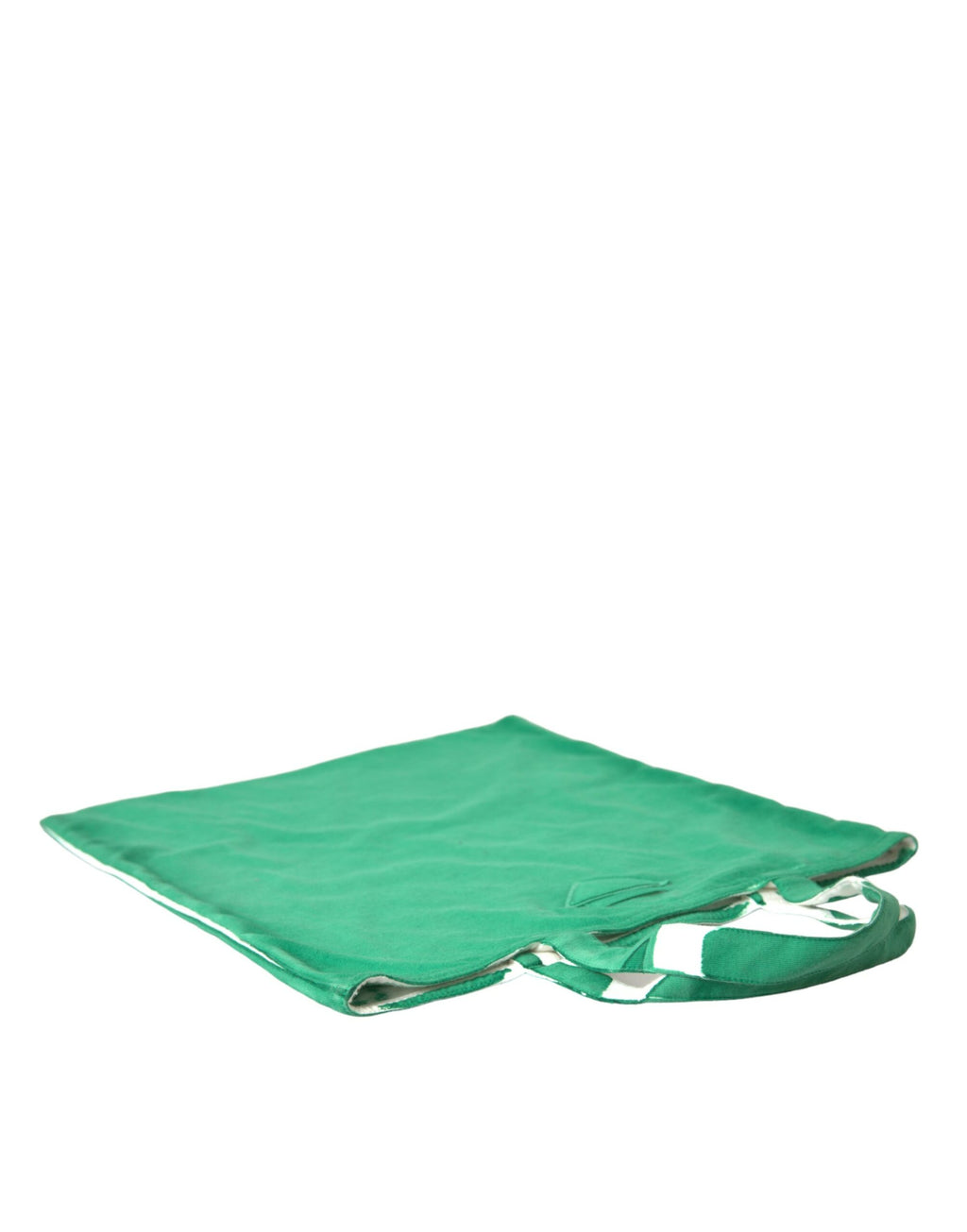 Prada Elegante grüne Stoff-Tragetasche