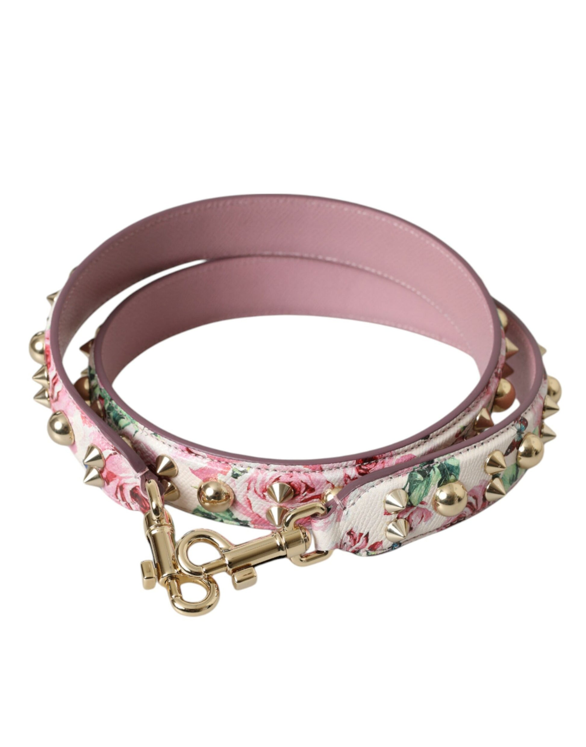 Dolce &amp; Gabbana Rosa Blumenhandtaschen-Zubehör Schultergurt